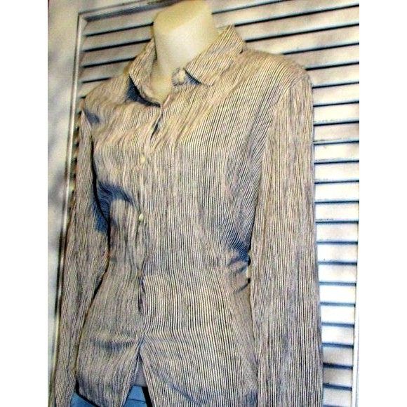 Other Telluride Clothing Co. Sz 10 Striped Button Down Size L / US 10 / IT 46 - 2 Thumbnail