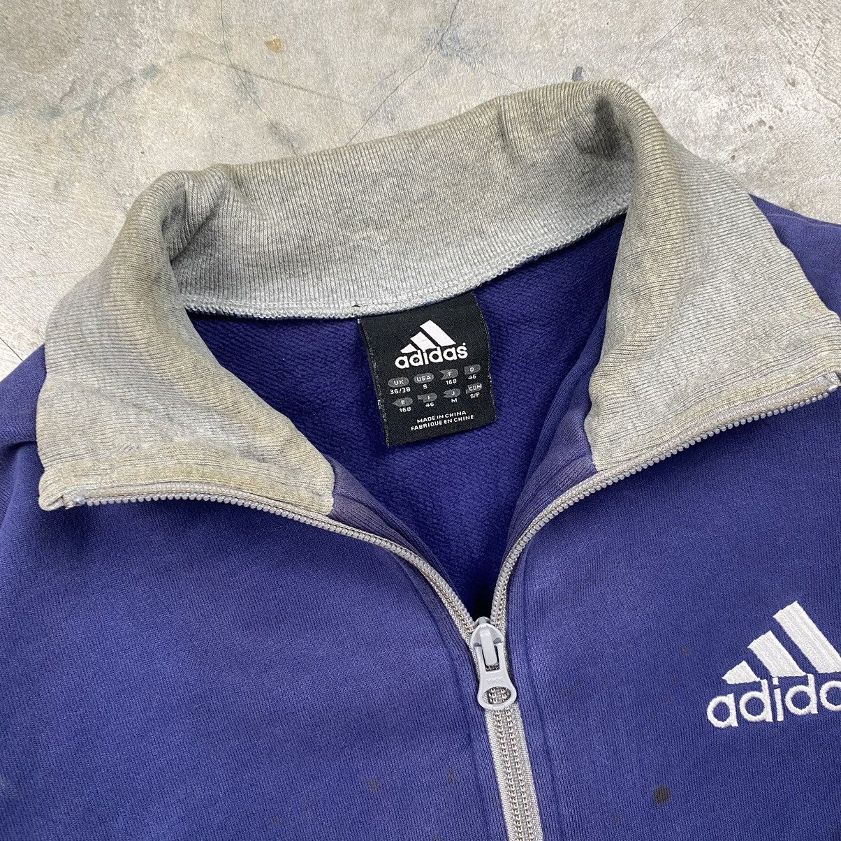 Adidas × Vintage y2k Adidas Japan Zipped Up Sweater Jacket Size US L / EU 52-54 / 3 - 3 Thumbnail