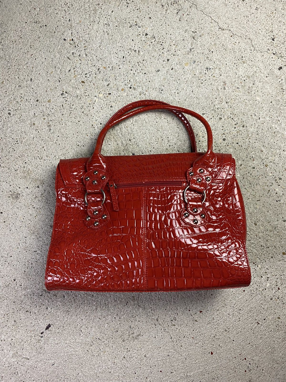 Japanese Brand Vintage hand bag red y2k fashion japan leather Size ONE SIZE - 2 Thumbnail