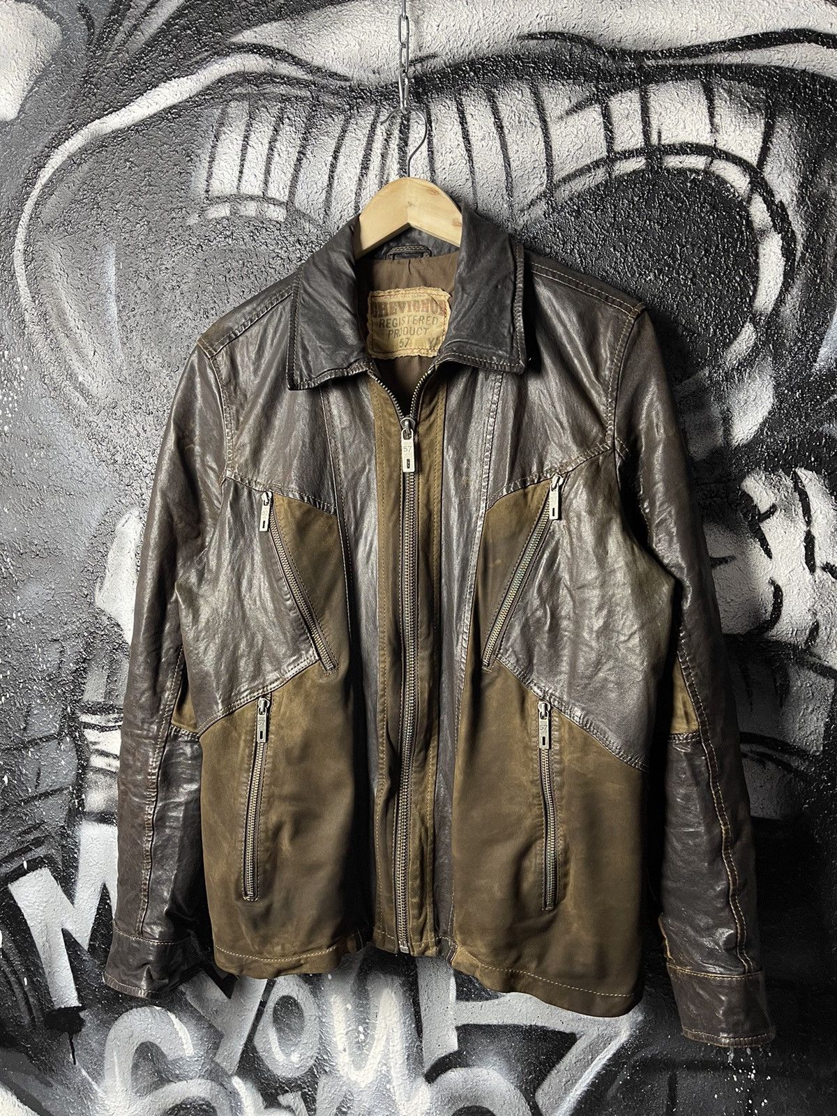 Chevignon Chevignon Registered Product 57 Vintage Brown Full Zip