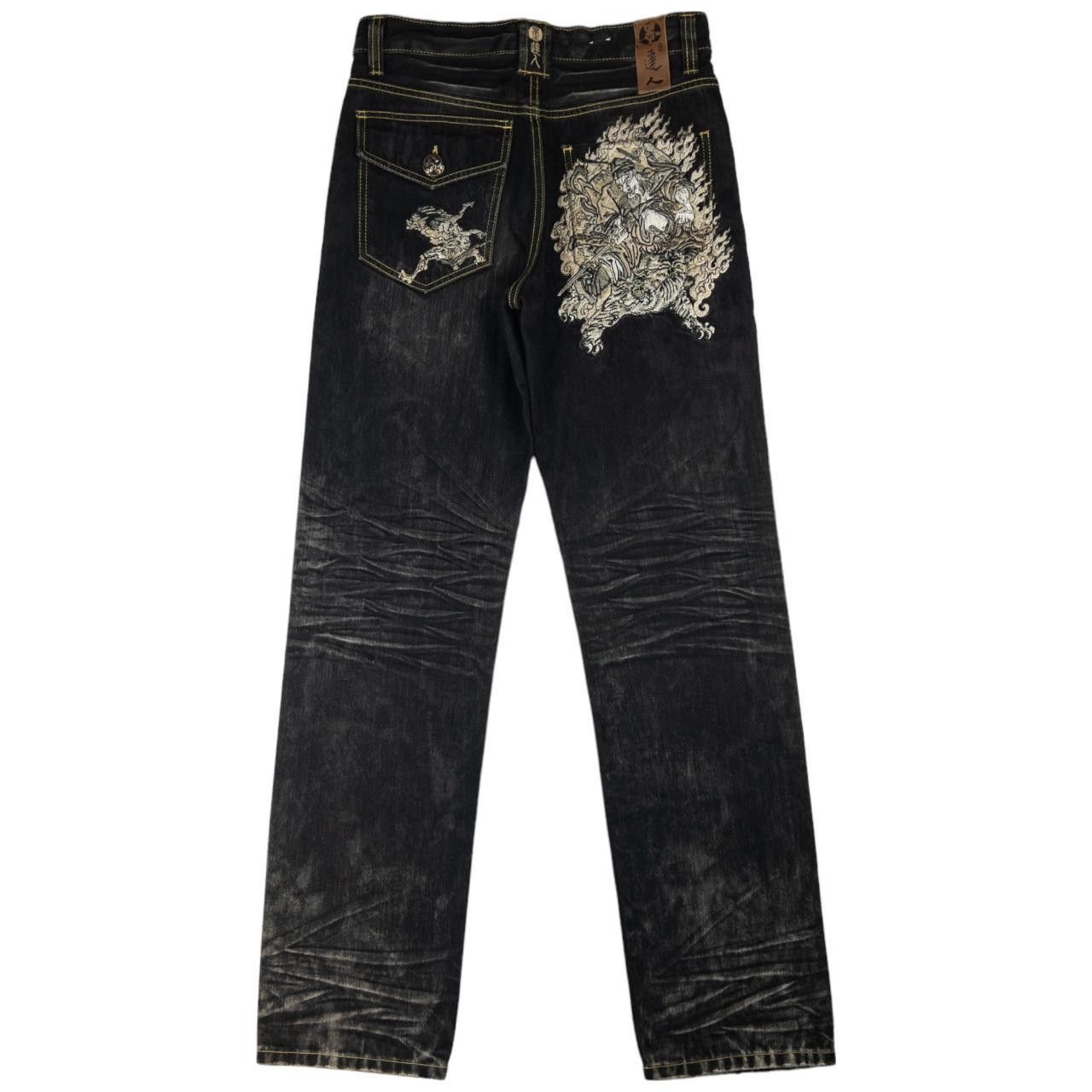 Other Vintage Big Train Embroidered Japanese Denim Jeans W30 Size US 30 / EU 46 - 2 Thumbnail
