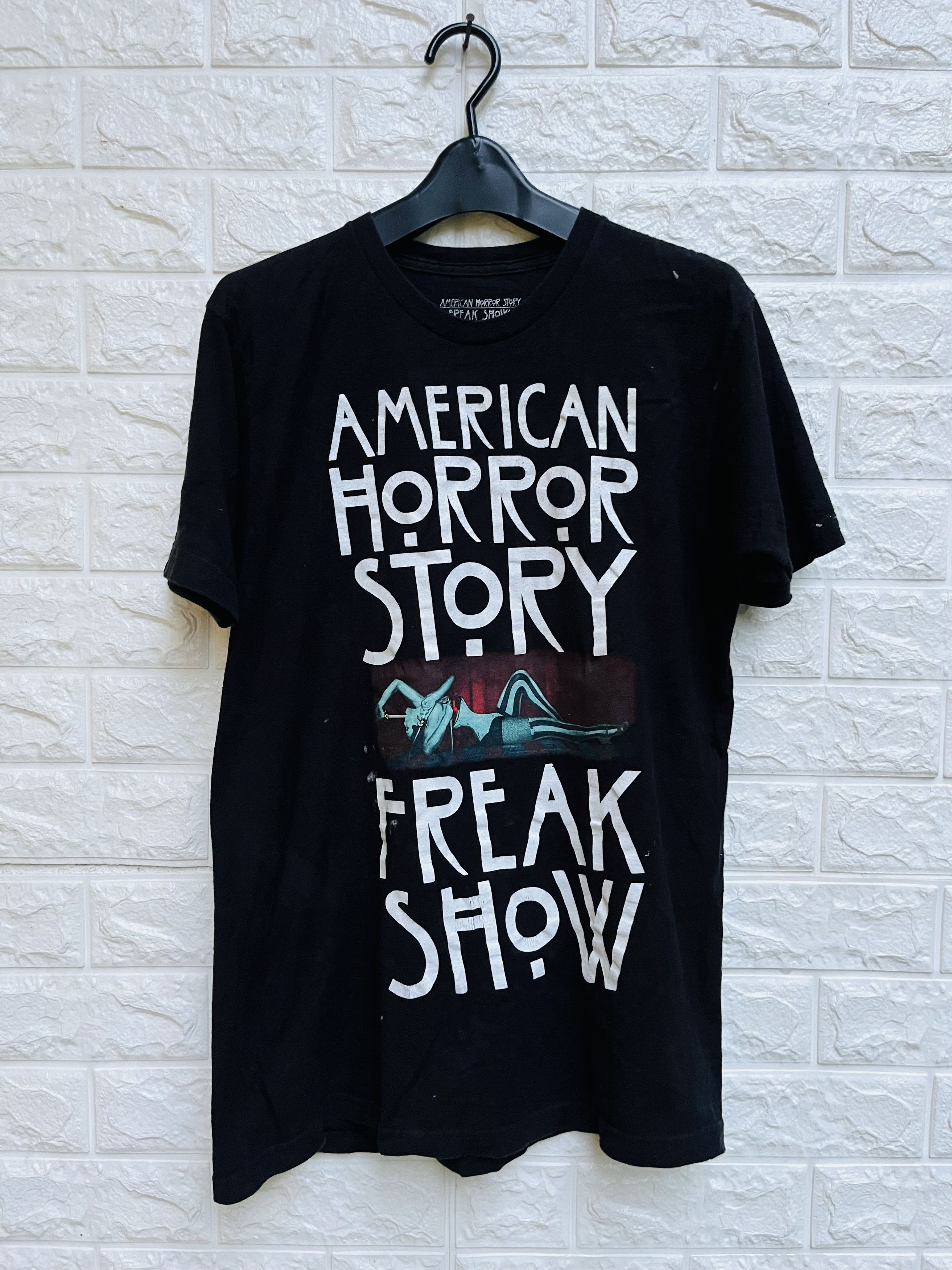 image of Vintage American Horror Story Freak Show Streerwear Style in Black, Men's (Size Medium)