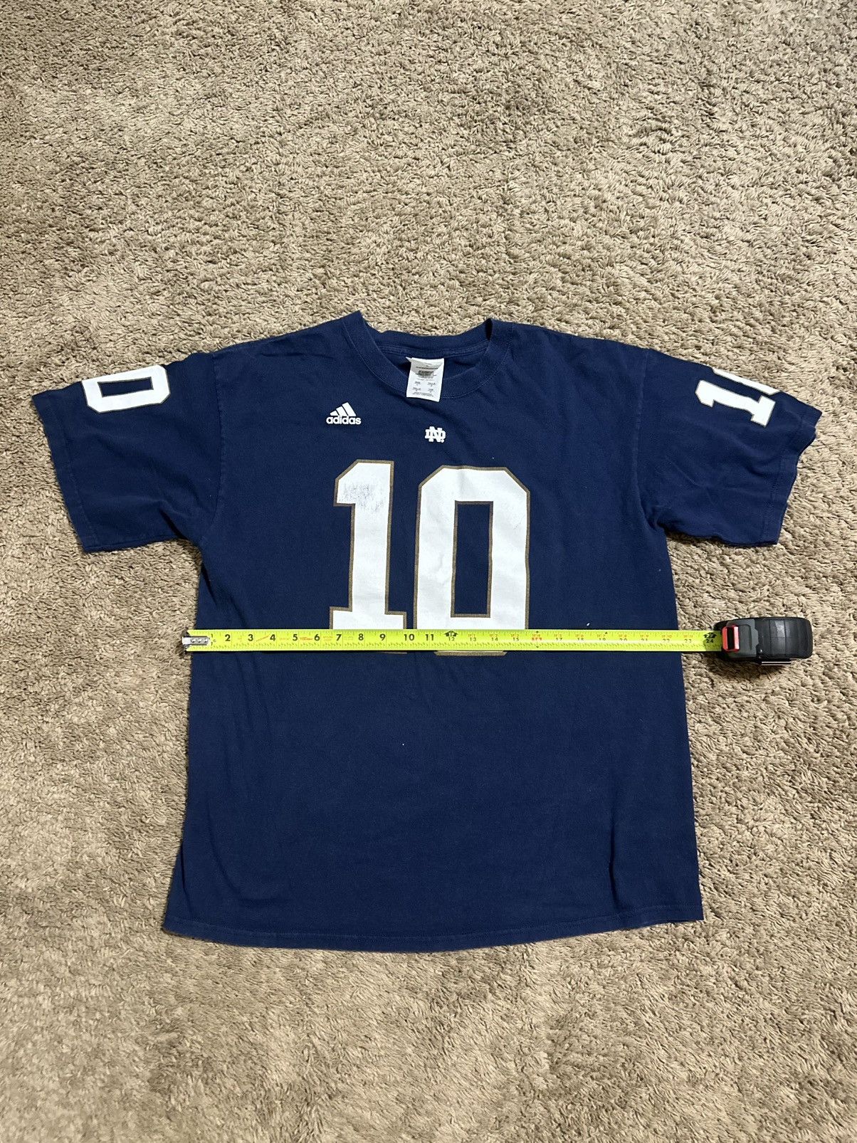 NCAA Vintage NCAA Adidas Notre Dame jersey 00s size large Size US L / EU 52-54 / 3 - 5 Thumbnail