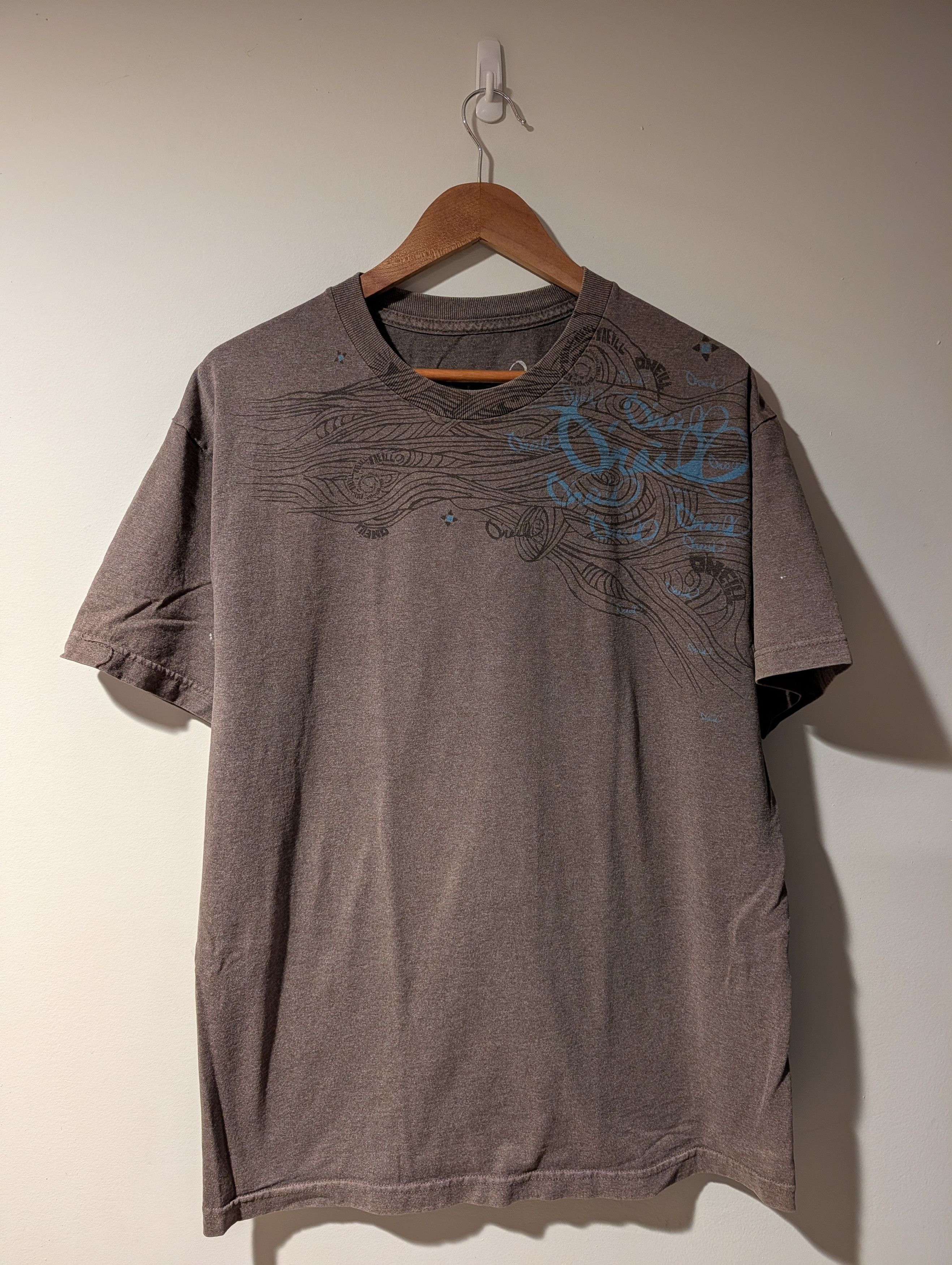 O'Neill Vintage Y2K O'neil Surf Wear Script Graffiti Large T-Shirt Size US L / EU 52-54 / 3 - 1 Thumbnail