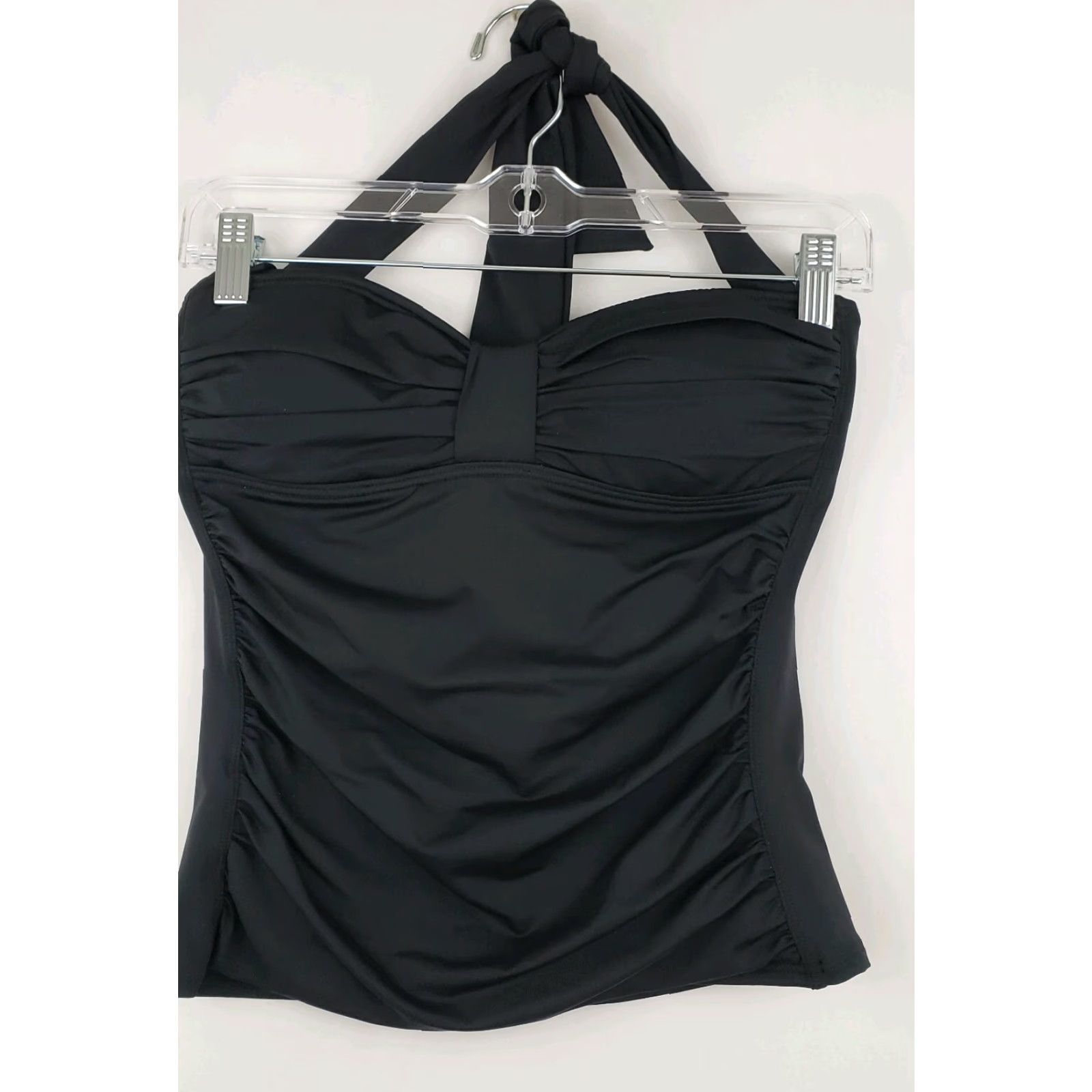 Tommy Bahama VINTAGE Tommy Bahama Swim Top Womens XS Black Halter Tankini Padded Size XS / US 0-2 / IT 36-38 - 3 Thumbnail