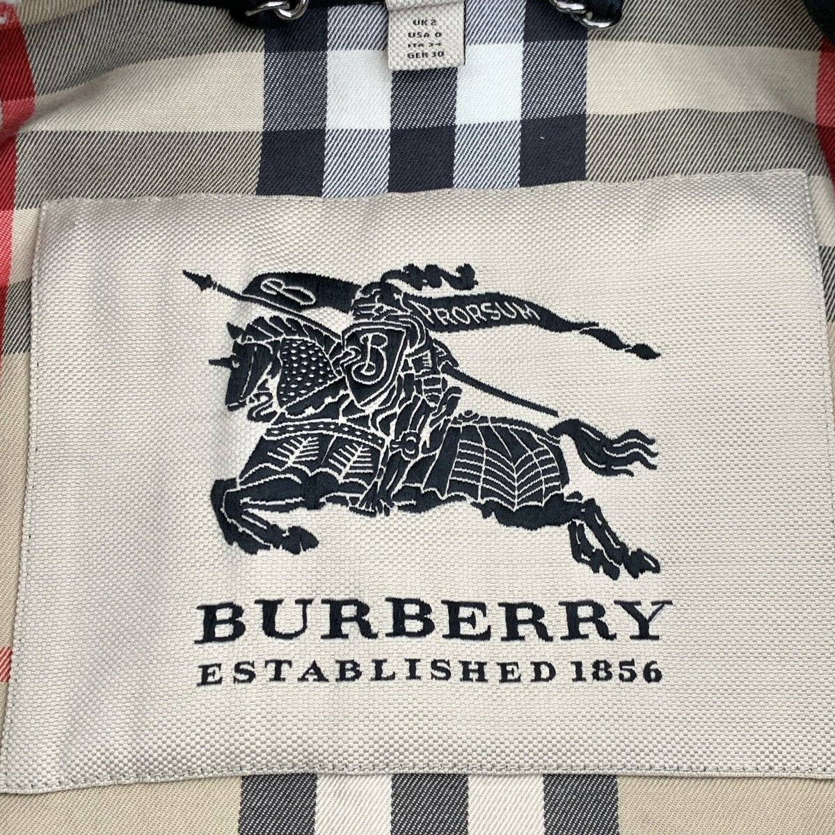Burberry Burberry black cotton belt style trench coat Size XXS / US 00 / IT 34 - 5 Thumbnail
