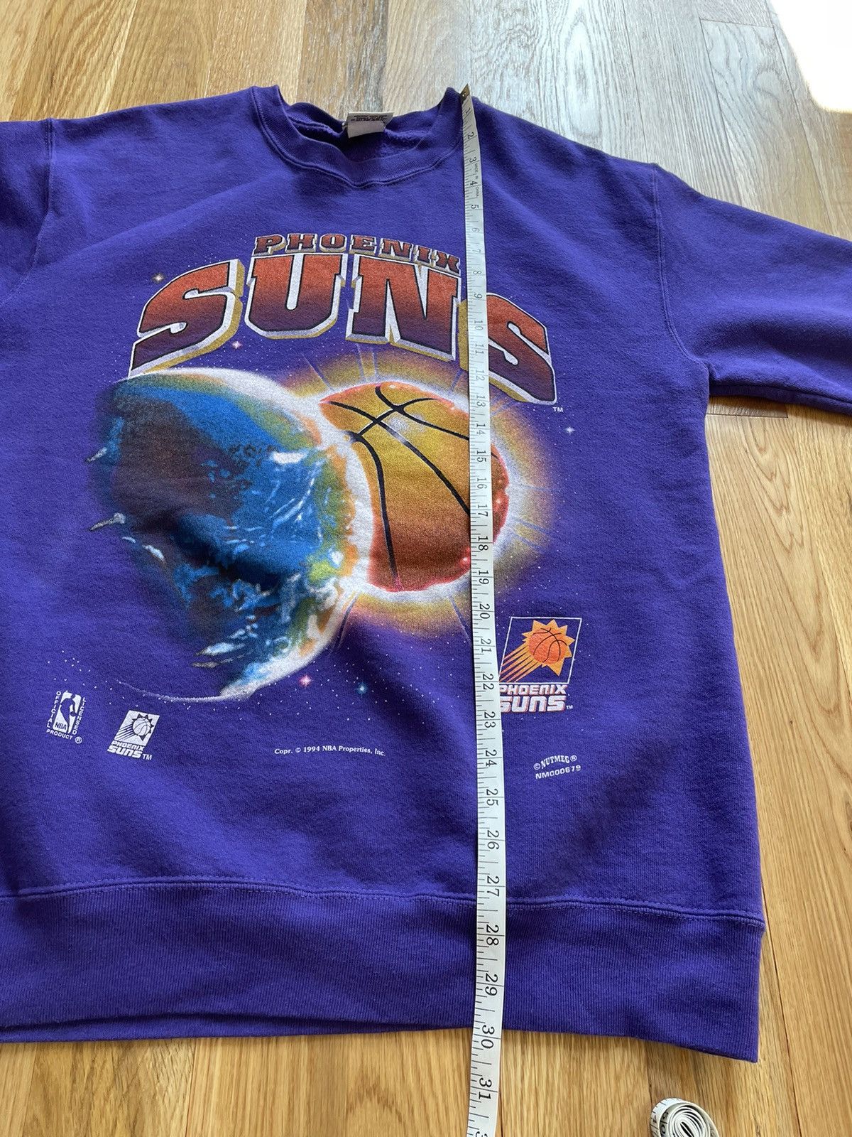 Nutmeg Phoenix Suns Nutmeg Mills Vintage 90s NBA Space Sweatshirt M Size US M / EU 48-50 / 2 - 13 Thumbnail