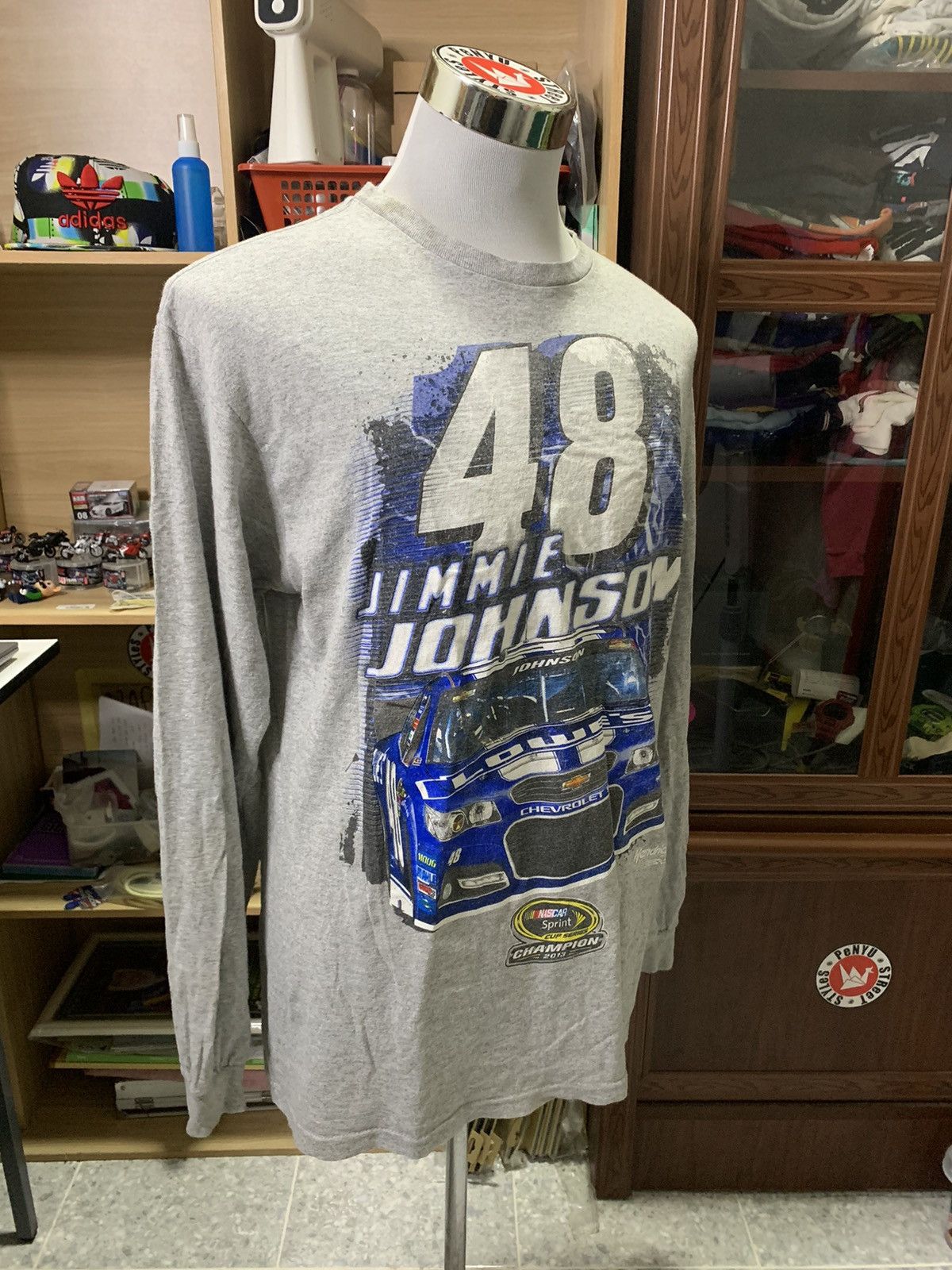 NASCAR NASCAR Jimmie Johnson Racing Long Sleeve T Shirt 2013 Size US L / EU 52-54 / 3 - 4 Thumbnail