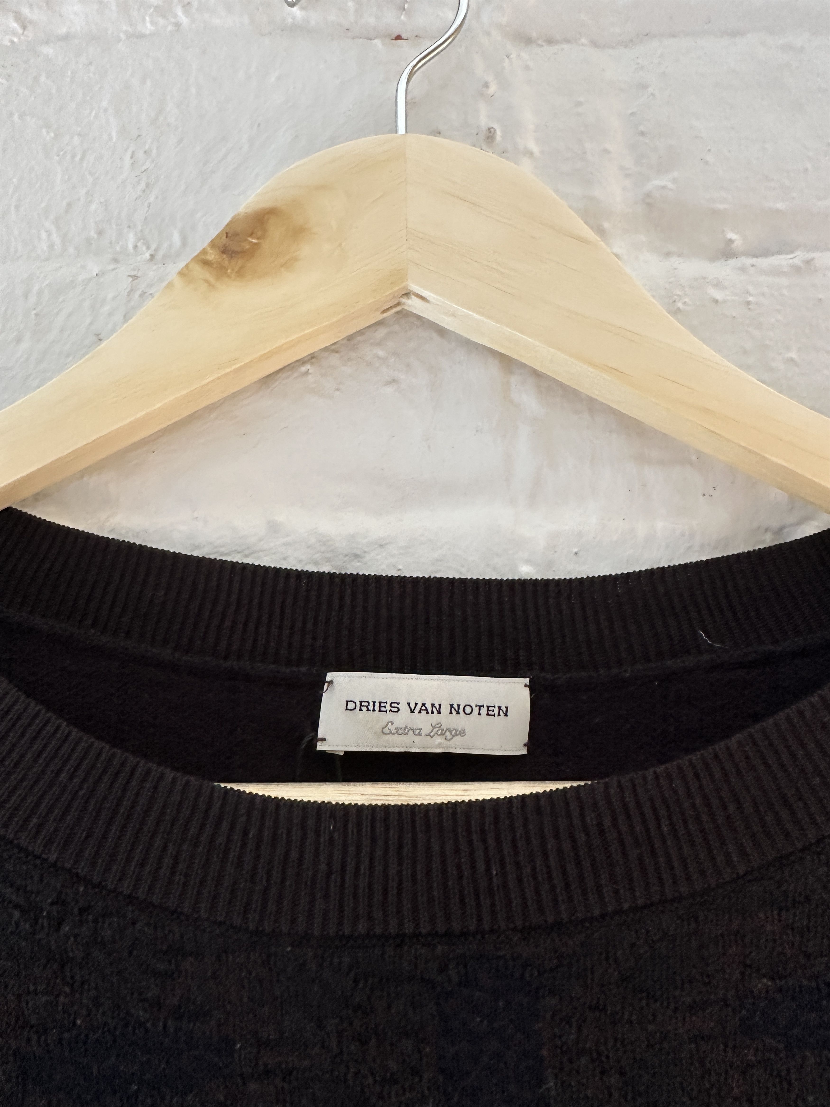 Dries Van Noten Dries Van Noten Textured Wool Sweater Size US XL / EU 56 / 4 - 4 Thumbnail