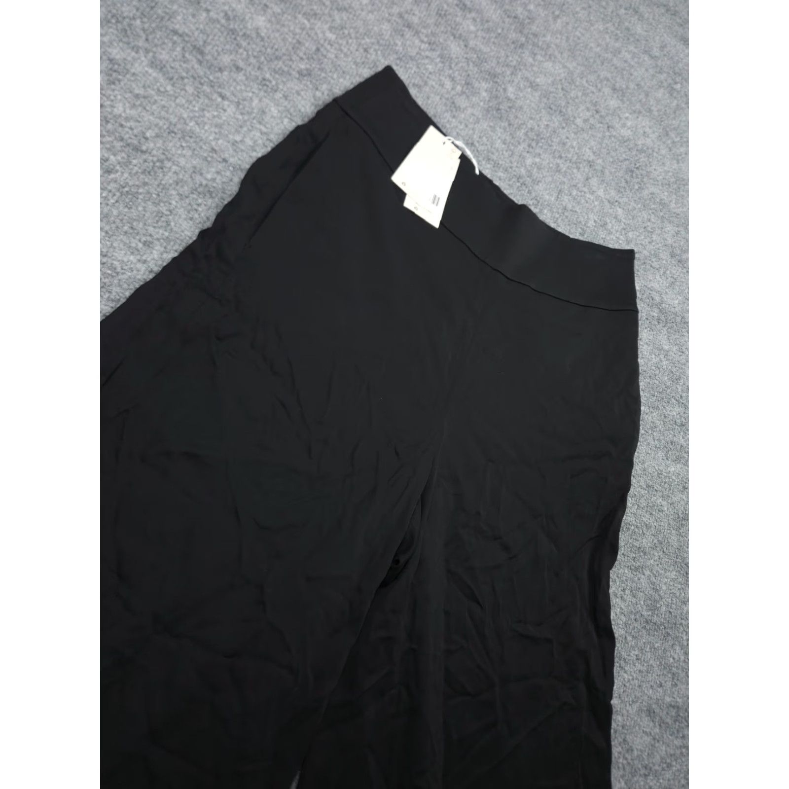 Boden Boden Fluid Wide Leg Trousers Women's 4 (US) Black Viscose Stretch Flare NWT Size 27" / US 4 / IT 40 - 4 Thumbnail