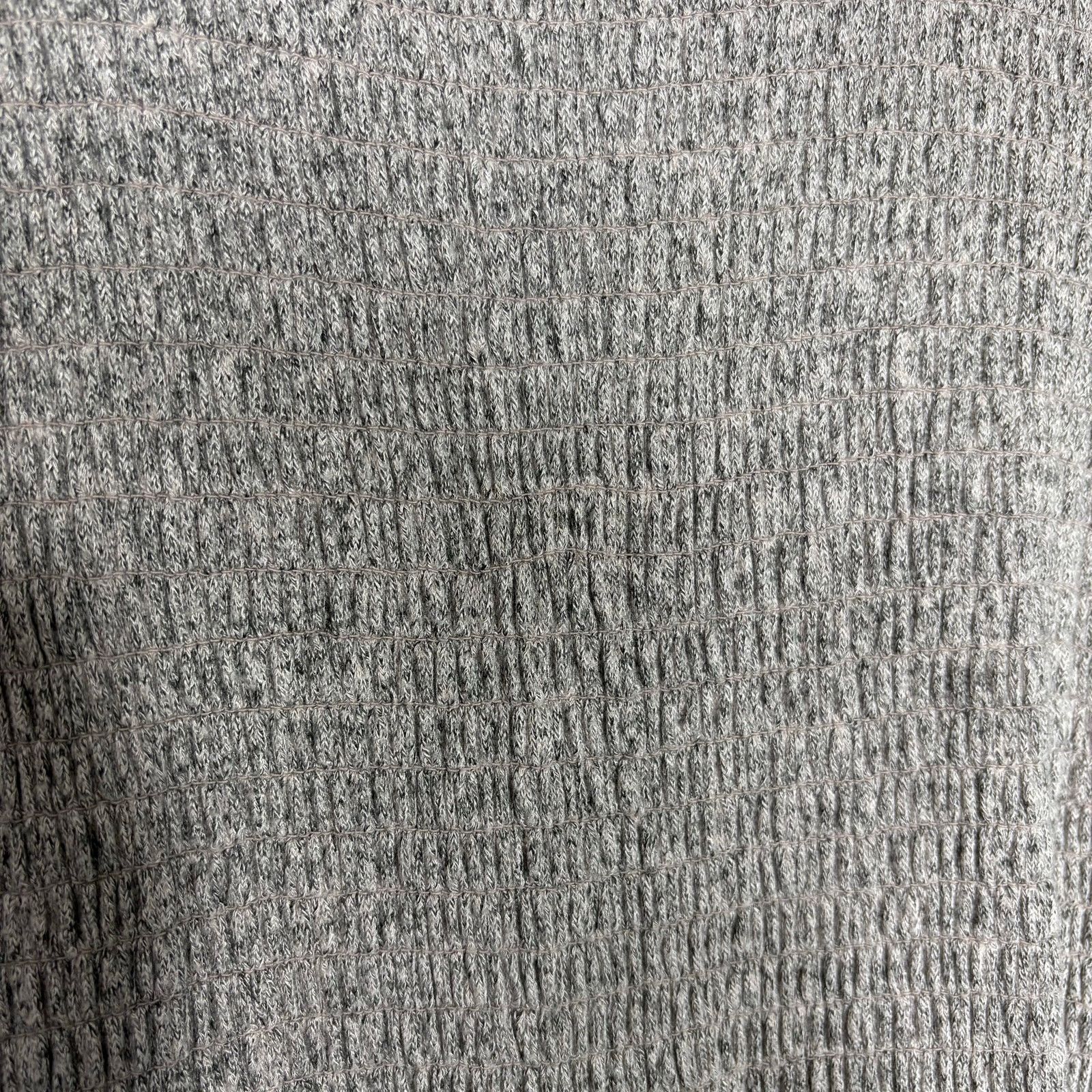 Other Jane and Delancey Gray & White Marled Peplum Cozy Knit Top Size M / US 6-8 / IT 42-44 - 4 Thumbnail