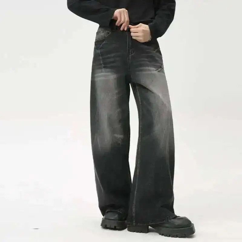 Jean Vintage Washed Wide Leg Streetwear Jeans Size US 32 / EU 48 - 5 Thumbnail