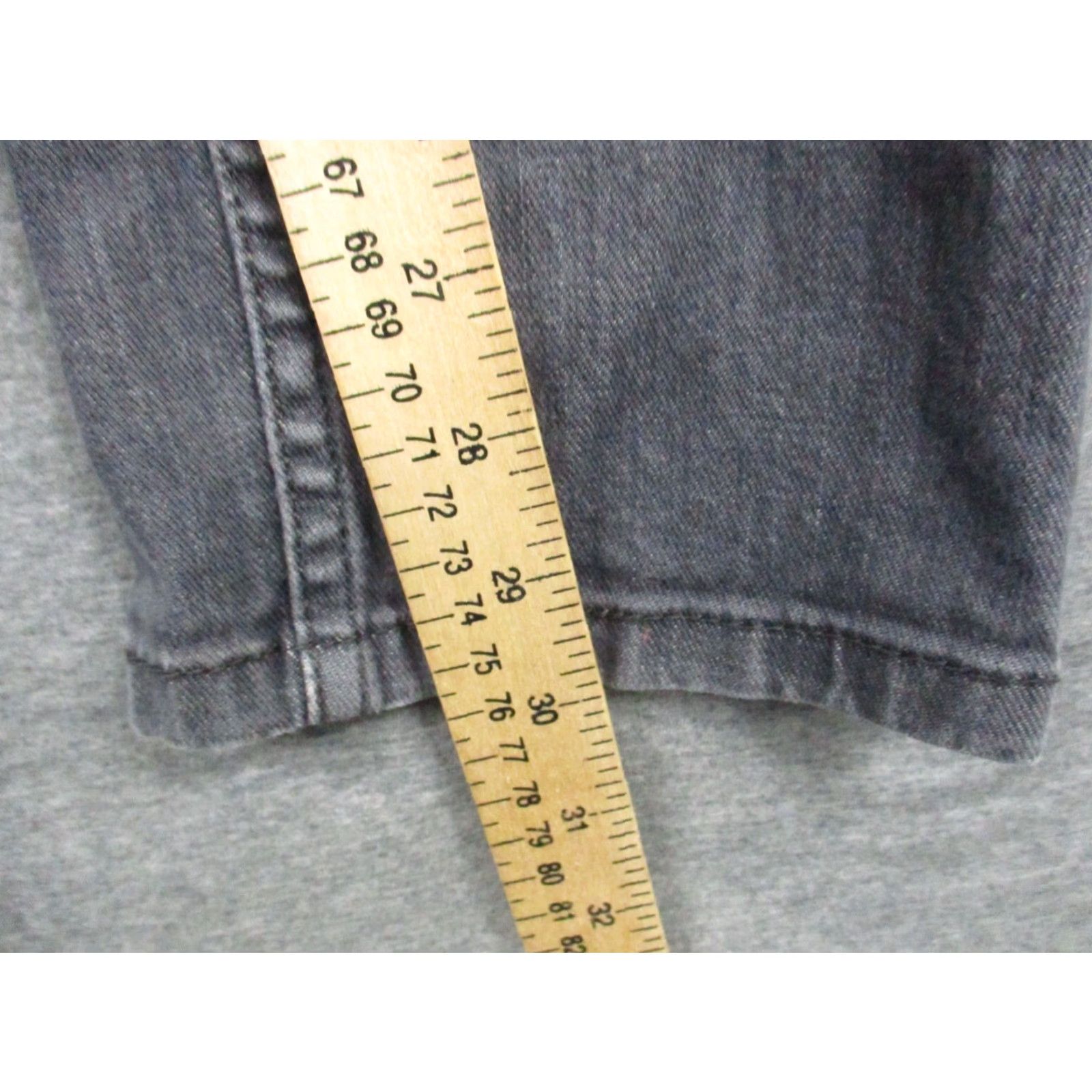 Levi's Levi's 511 Jeans Men Slim Straight 31 x 32 Gray Charcoal Wash Denim Cotton 5-Pocket Zip Size US 31 - 5 Thumbnail