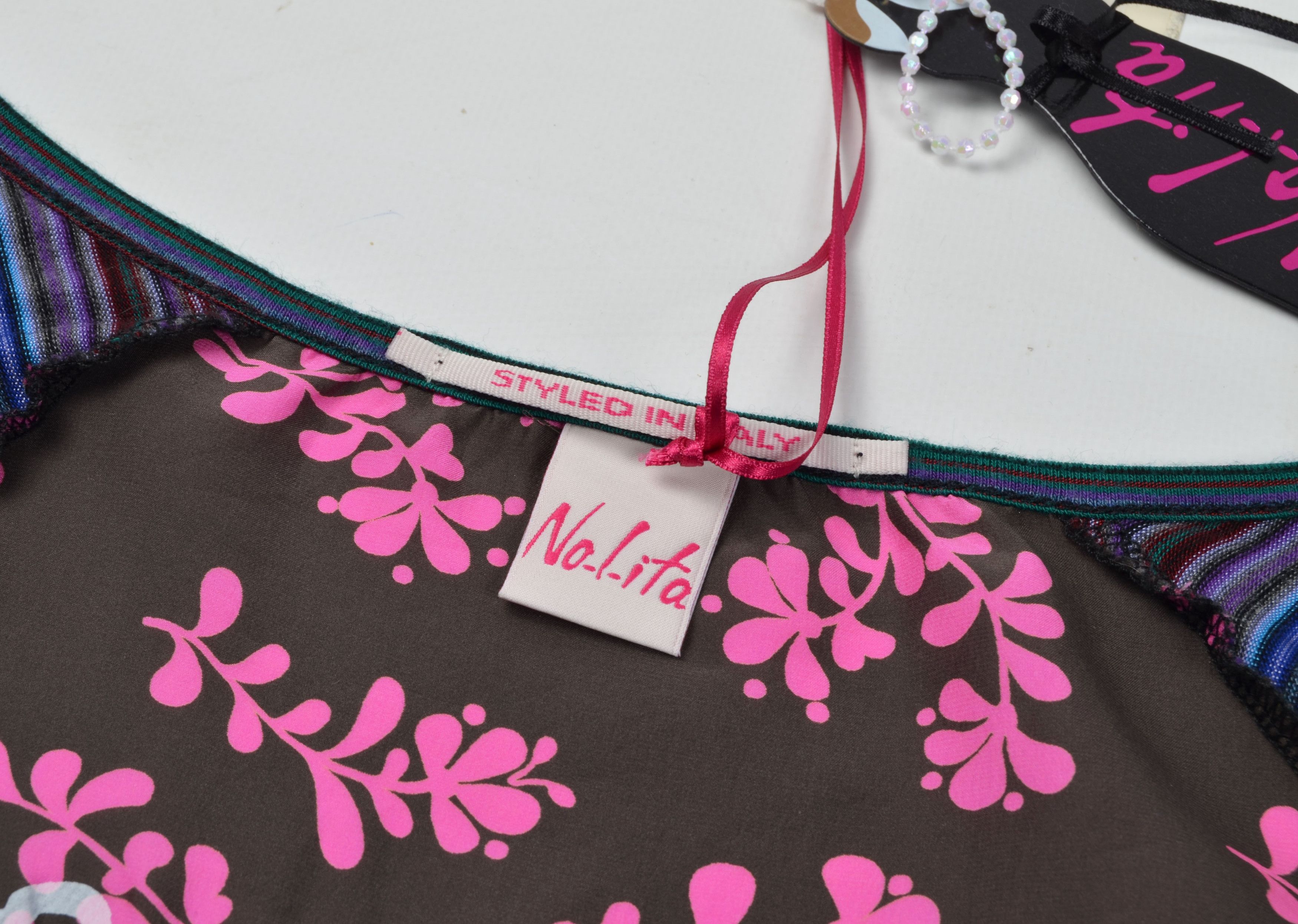 Designer × Vintage Nolita North Little Italy Y2K Fairy Boho Bell Sleeve Floral Size M / US 6-8 / IT 42-44 - 7 Thumbnail