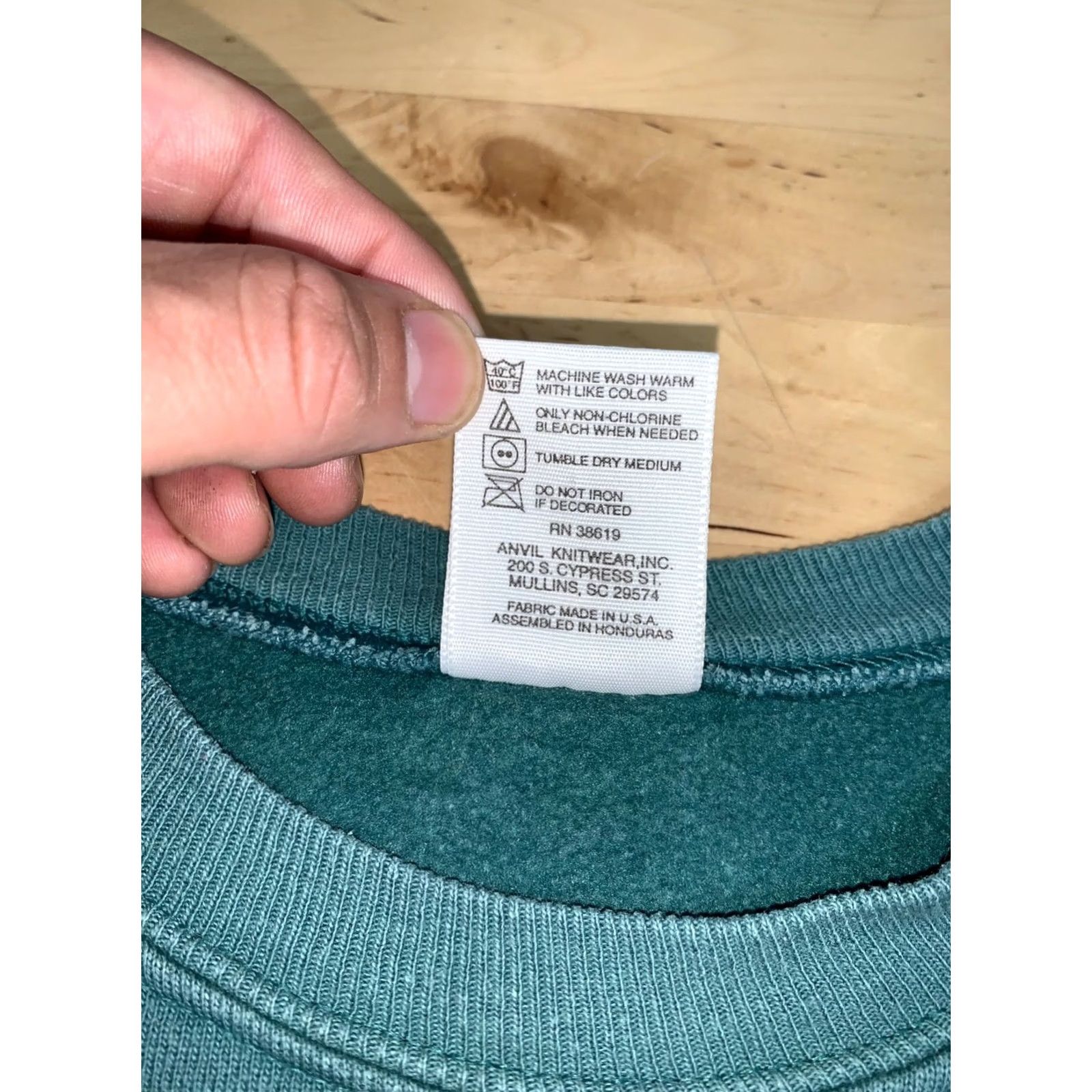 Vintage VINTAGE Alaska Grizzley Sweathirt Pullover Mens S Green Casual Outdoor 1990s Cotton Deluxe Fleece Size US S / EU 44-46 / 1 - 2 Thumbnail