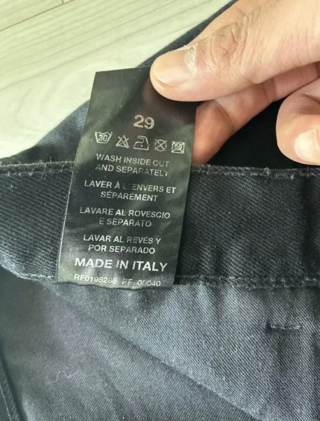 Raf Simons Raf Simons Destroyed Denim Pants Size US 29 - 4 Thumbnail