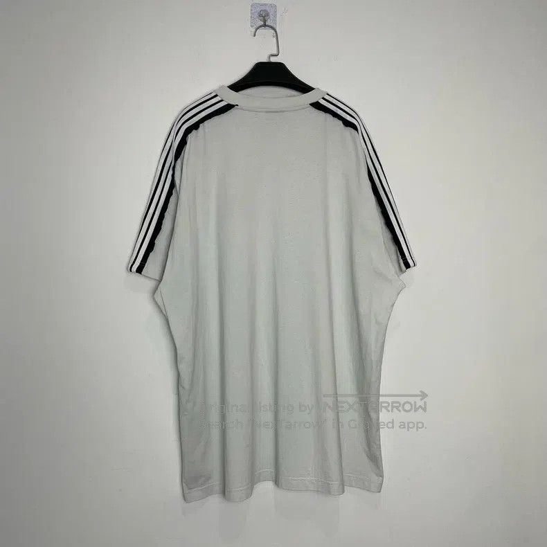 Balenciaga Balenciaga Black and white striped two-ring embroidery sho Size US L / EU 52-54 / 3 - 2 Thumbnail