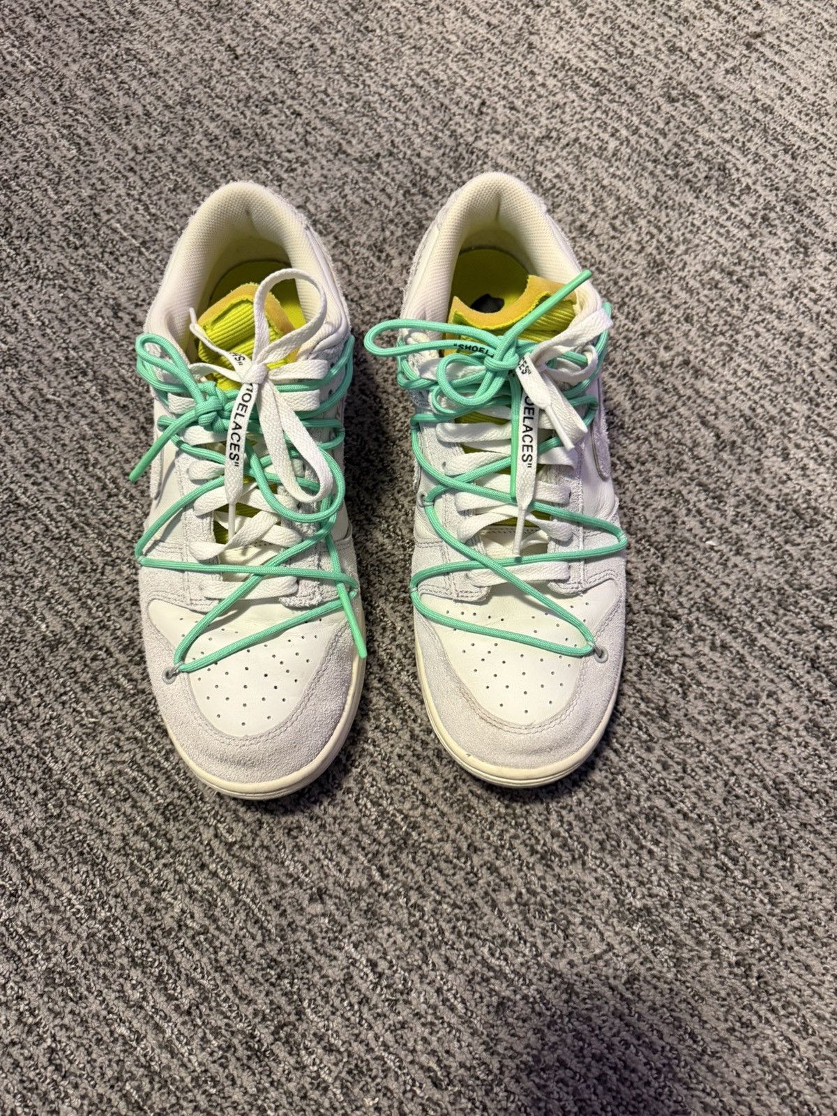 Nike × Off-White Nike Dunk Low X Off-White Lot 14 Size US 11 / EU 44 - 2 Thumbnail