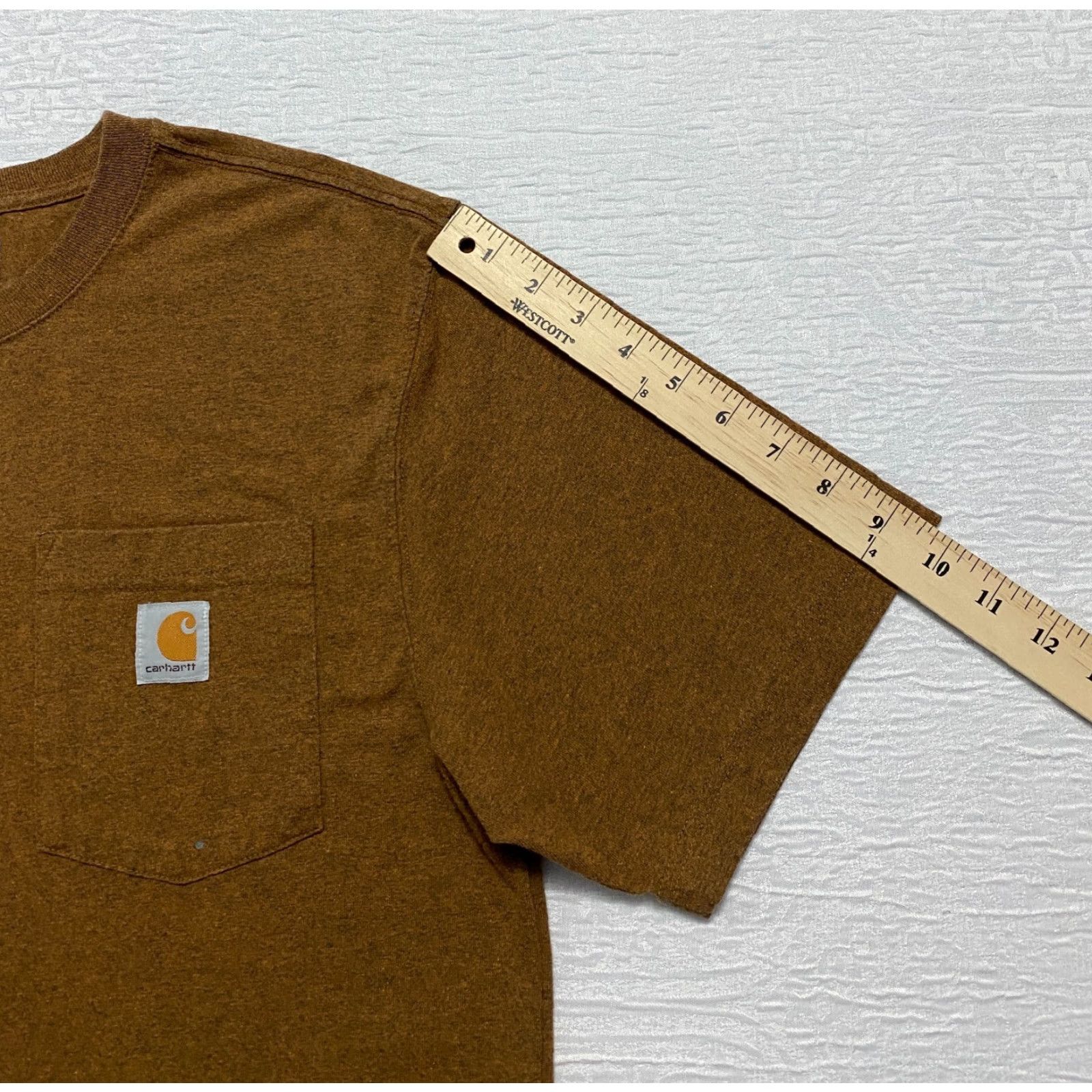 Carhartt VINTAGE Carhartt Loose Fit Pocket T Shirt Men's M Brown Short Sleeve Size US M / EU 48-50 / 2 - 7 Thumbnail
