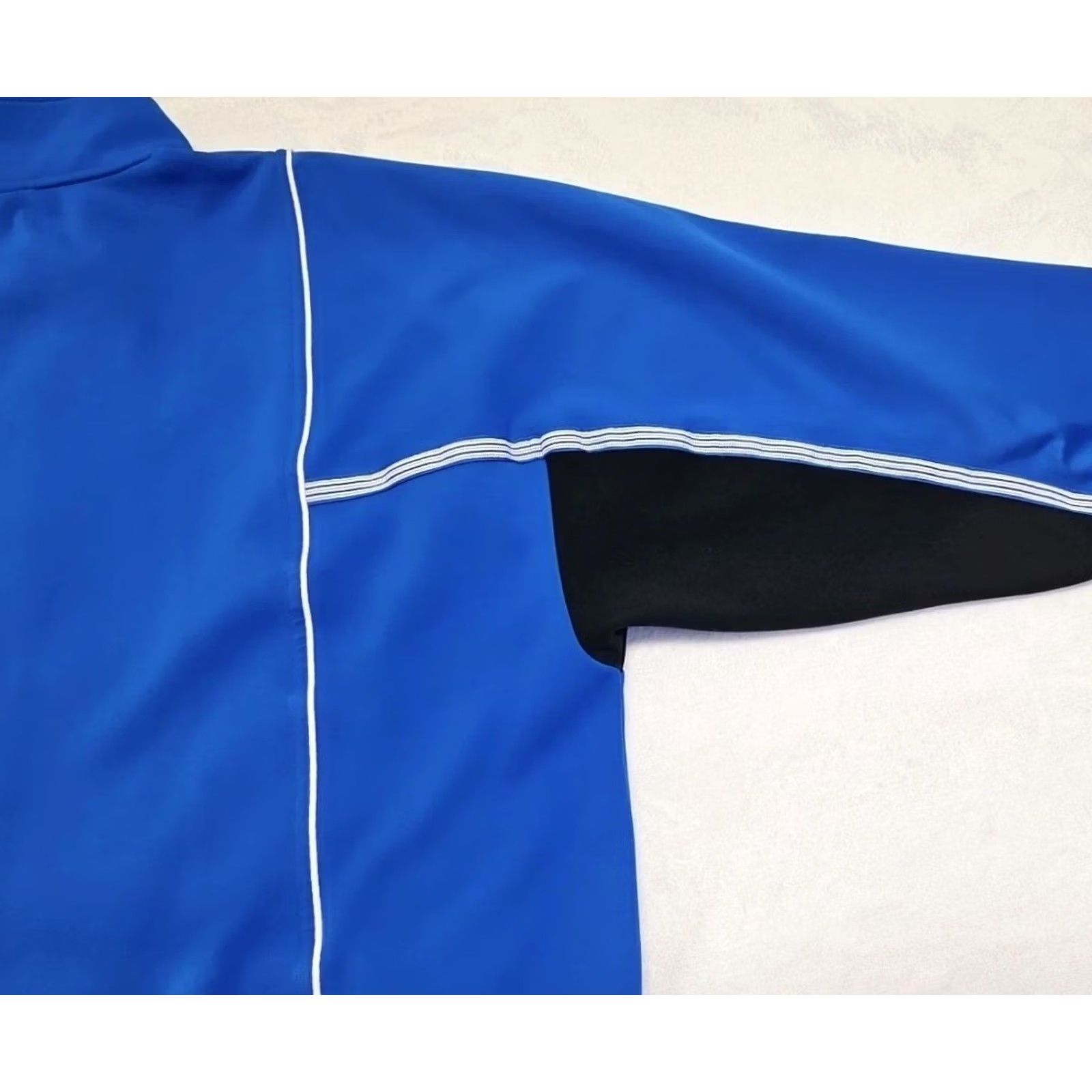 Adidas Adidas Track Jacket Mens Large Blue Soccer Training Athletic Full Zip Jacket Size US L / EU 52-54 / 3 - 6 Thumbnail