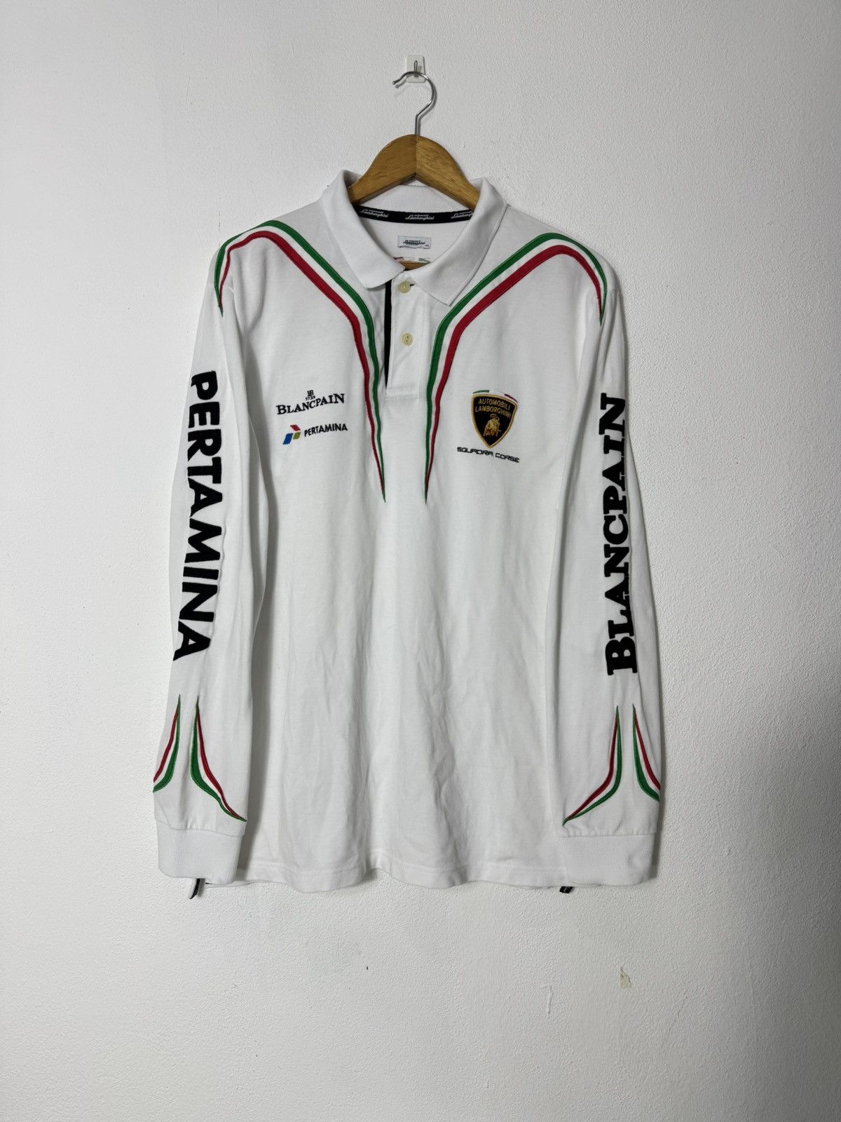 Lamborghini Squadra Corse by Lamborghini longsleeve Size US XXL / EU 58 / 5 - 1 Thumbnail