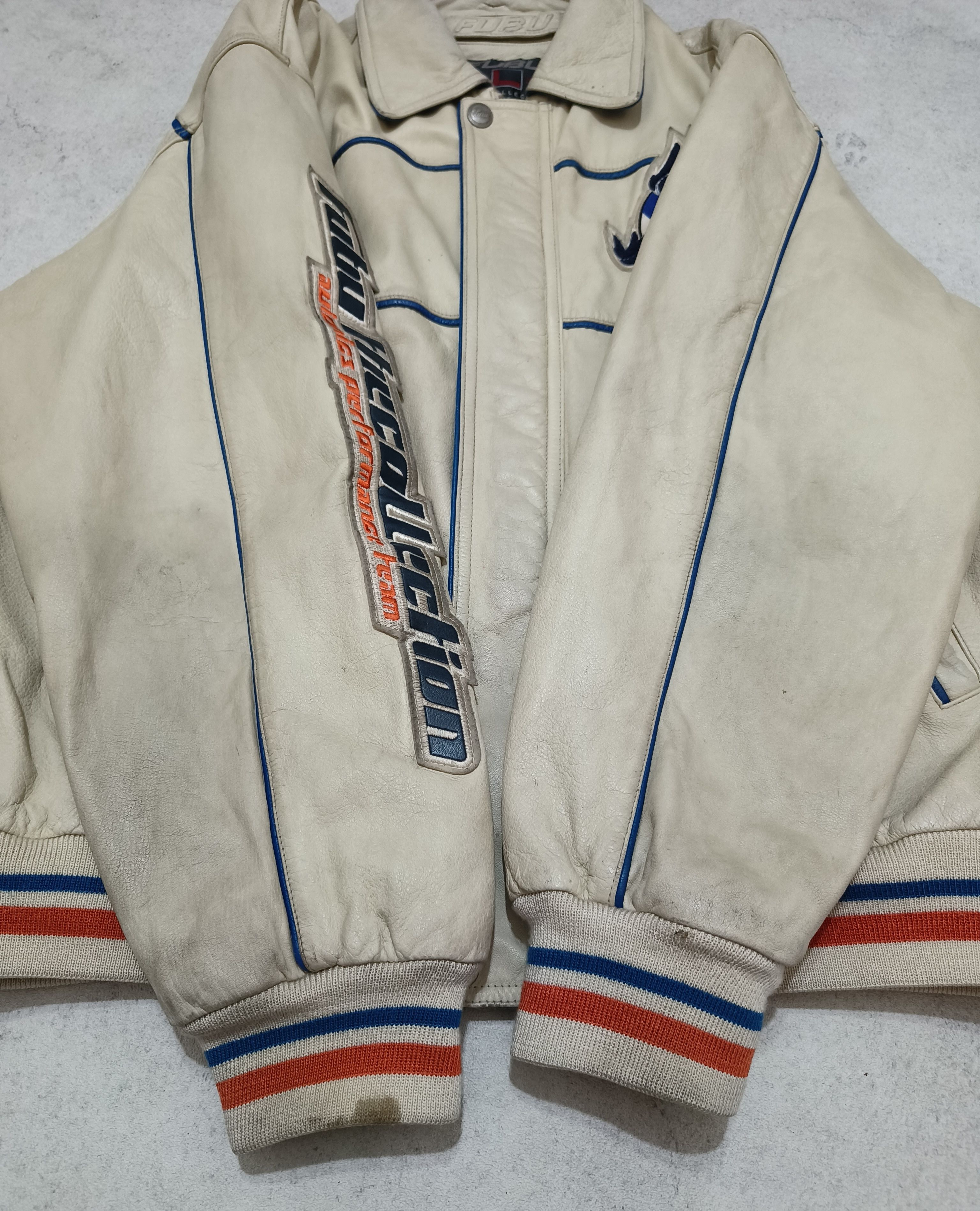 90s FUBU real leather bomber jacket Vintage Vintage 90s Fubu
