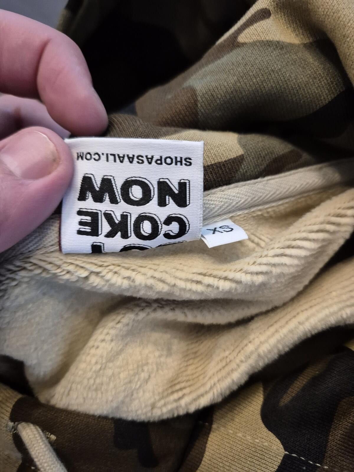 Asaali Asaali Camo Hoodie "Laugh Now Cry Later" Size US XS / EU 42 / 0 - 6 Thumbnail