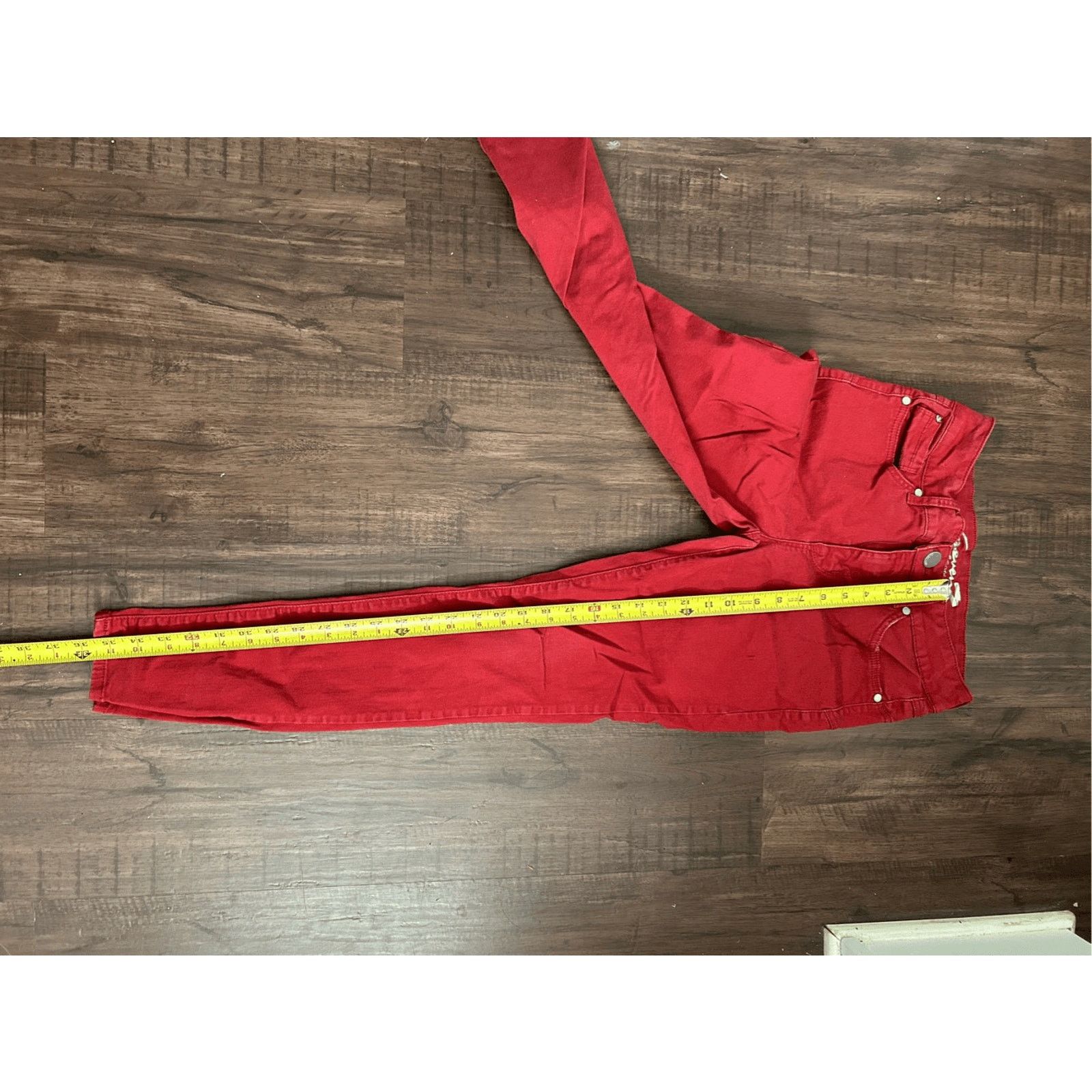 7 For All Mankind 7 For All Mankind Skinny Jeans in Bril Red, Sz 4, MSRP $179 Size 27" / US 4 / IT 40 - 2 Thumbnail