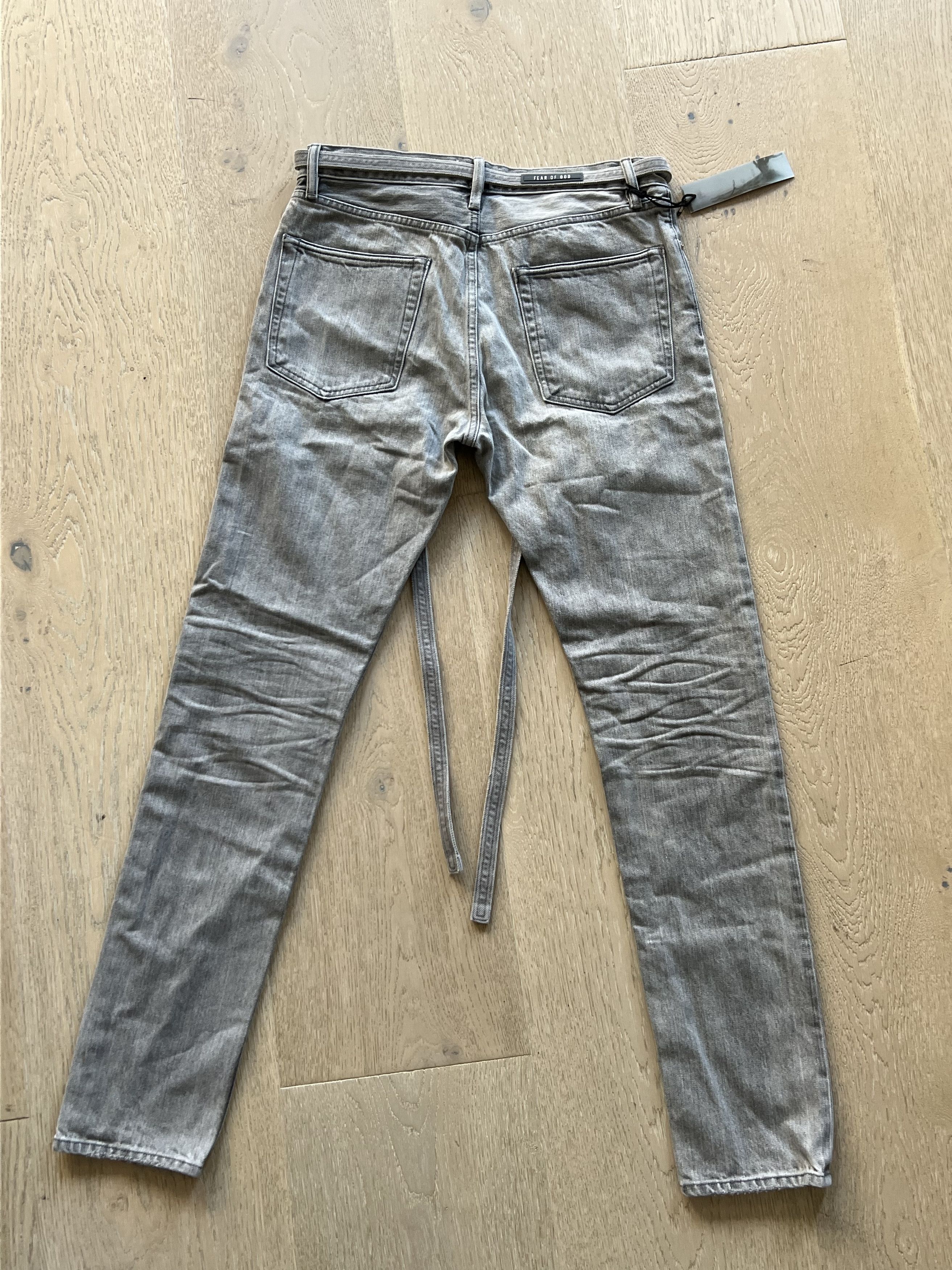 Fear of God $895+ FEAR OF GOD Belted Denim slim Jeans Sixth NEW Size US 31 - 3 Thumbnail