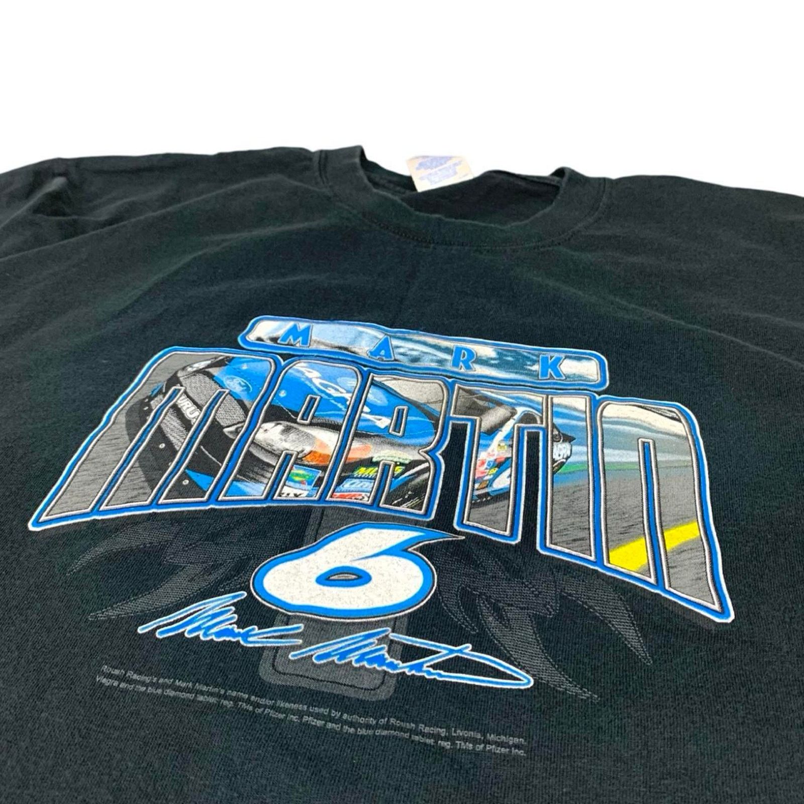 NASCAR × Vintage Vintage Mark Martin Pfizer Viagra NASCAR T-shirt Size US L / EU 52-54 / 3 - 2 Thumbnail