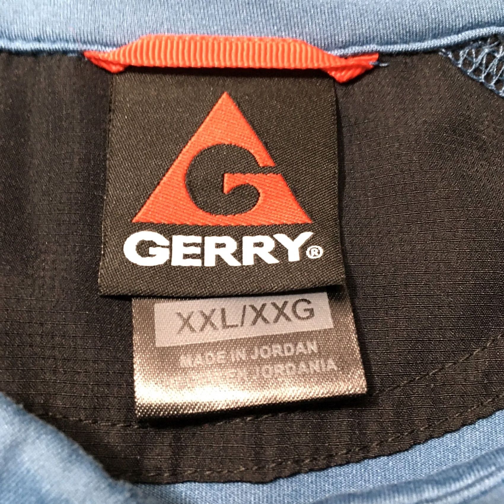 Vintage GERRY Polo Short Sleeve Shirt, Blue, 2XL, Mens, Polo, Short Sleeve, Blue, 2XL Size US XXL / EU 58 / 5 - 3 Thumbnail