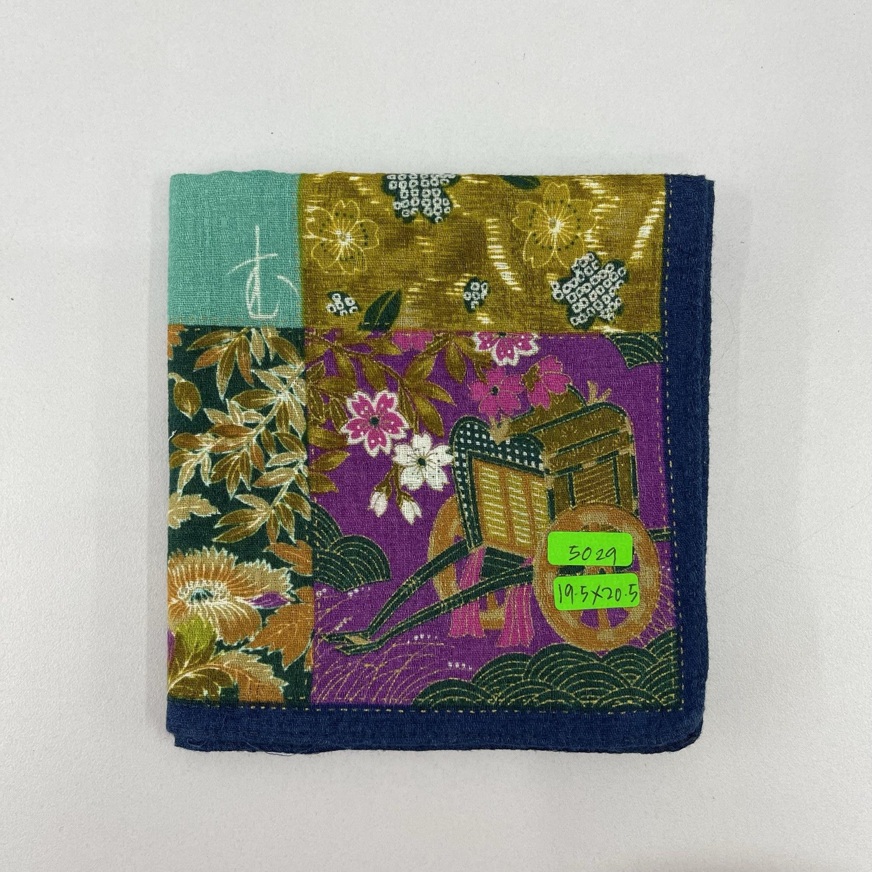 Japanese Brand Vintage Japanese Furoshiki Wrap Handkerchief - 5029 Size ONE SIZE - 10 Thumbnail