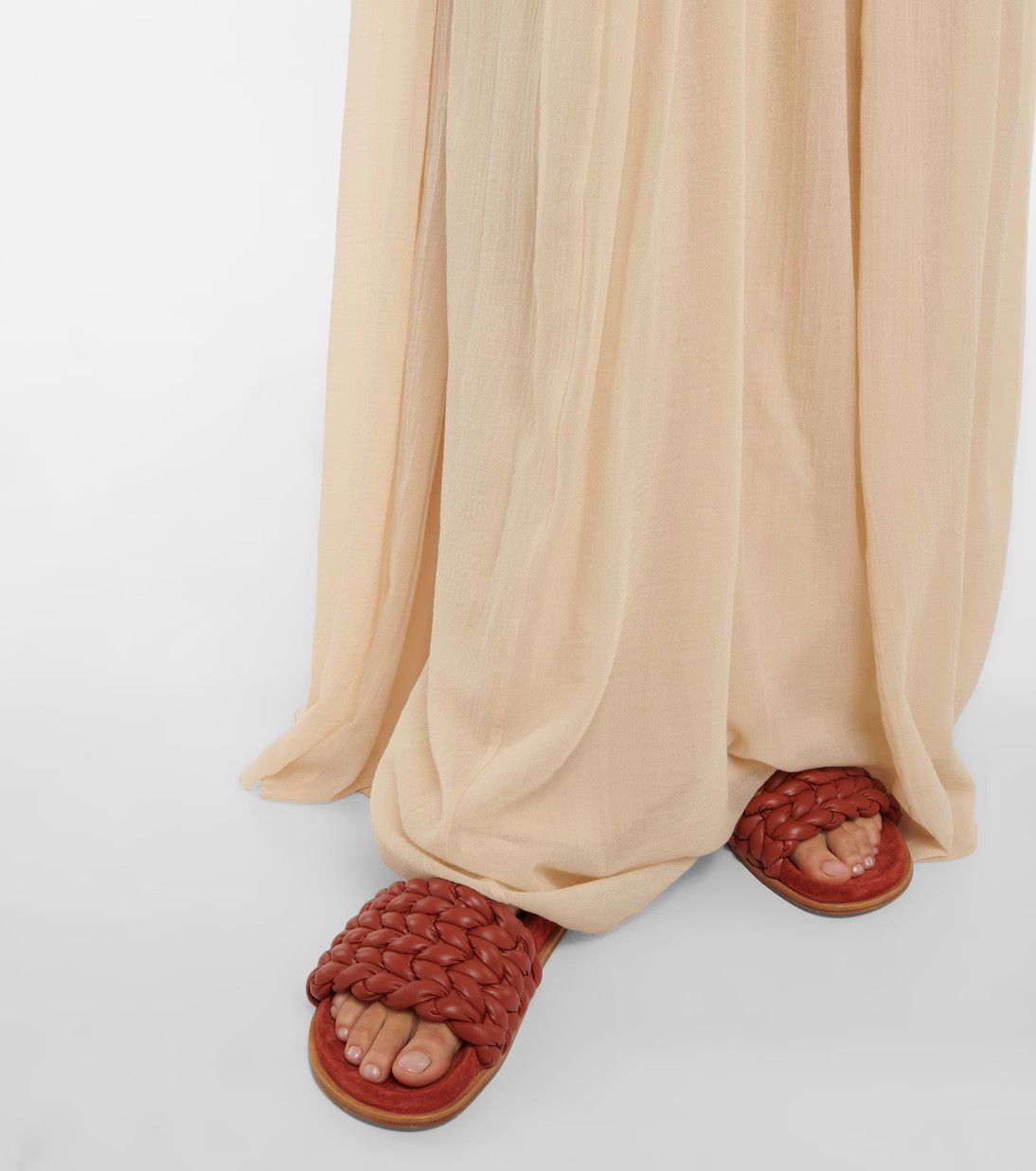 Chloe o1y0825 Slippers in Brick Size US 7 / IT 37 - 5 Thumbnail
