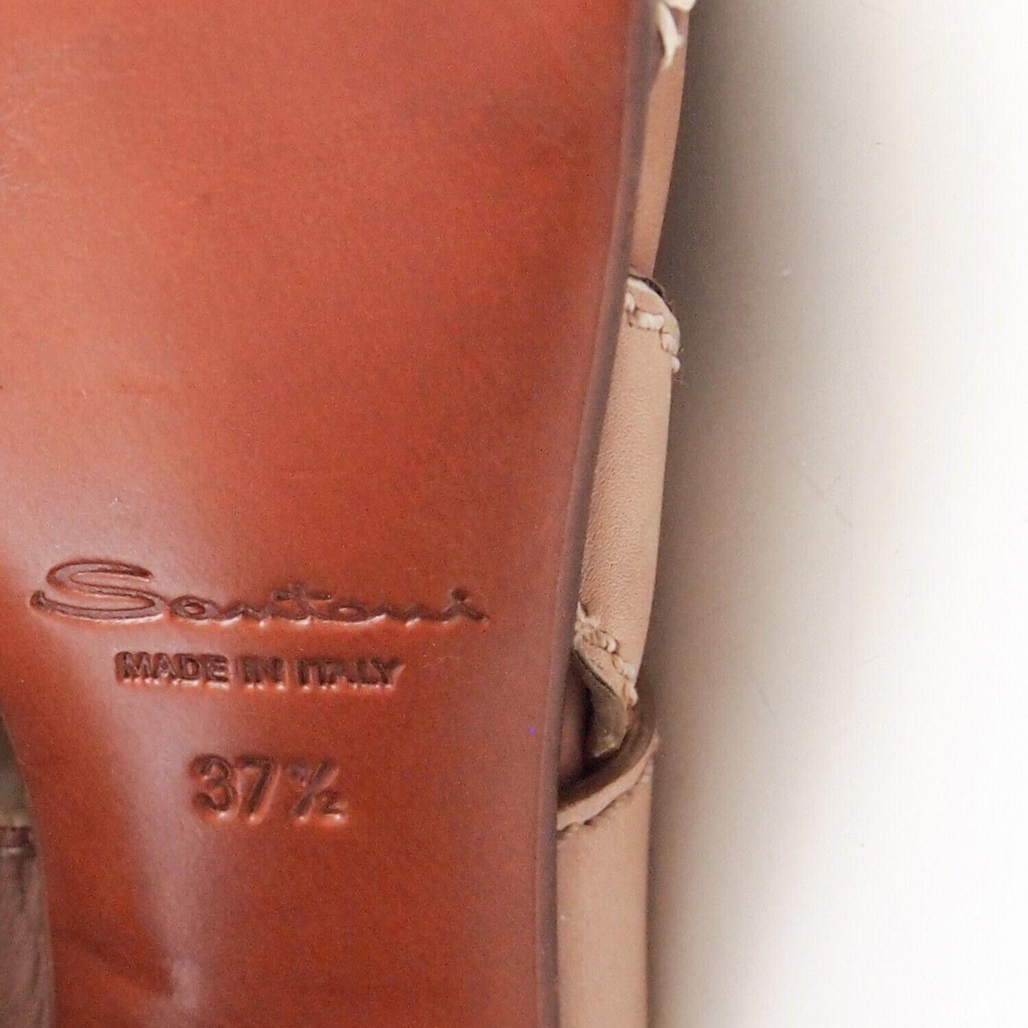 Santoni Santoni Rose Collection Sandals Brown Leather US 7.5 EU 37.5 Size US 7.5 / IT 37.5 - 9 Thumbnail
