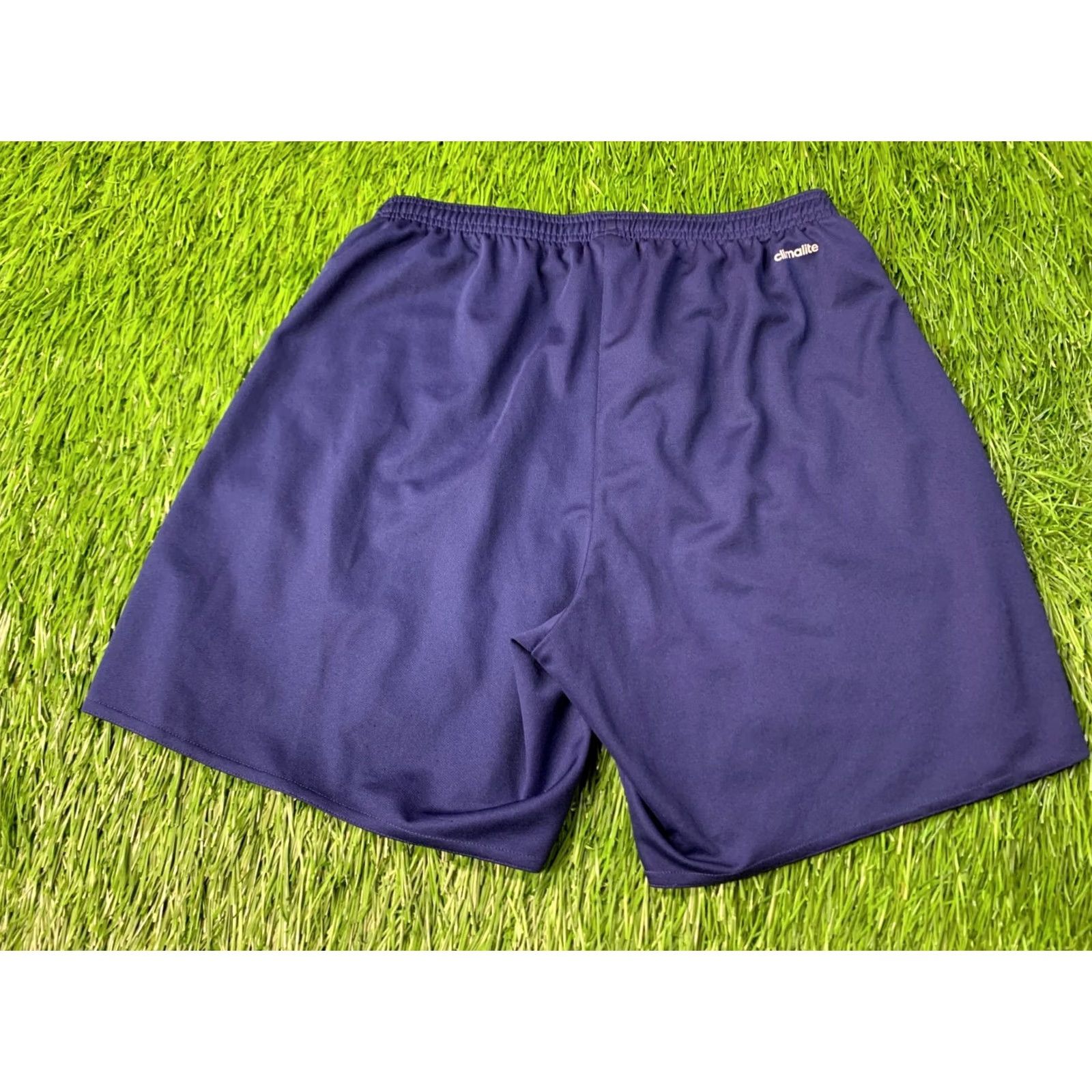 Adidas ADIDAS FOOTBALL SHORTS M Navy Blue CLIMALITE Entrada 2018 Men Size US 31 - 7 Thumbnail