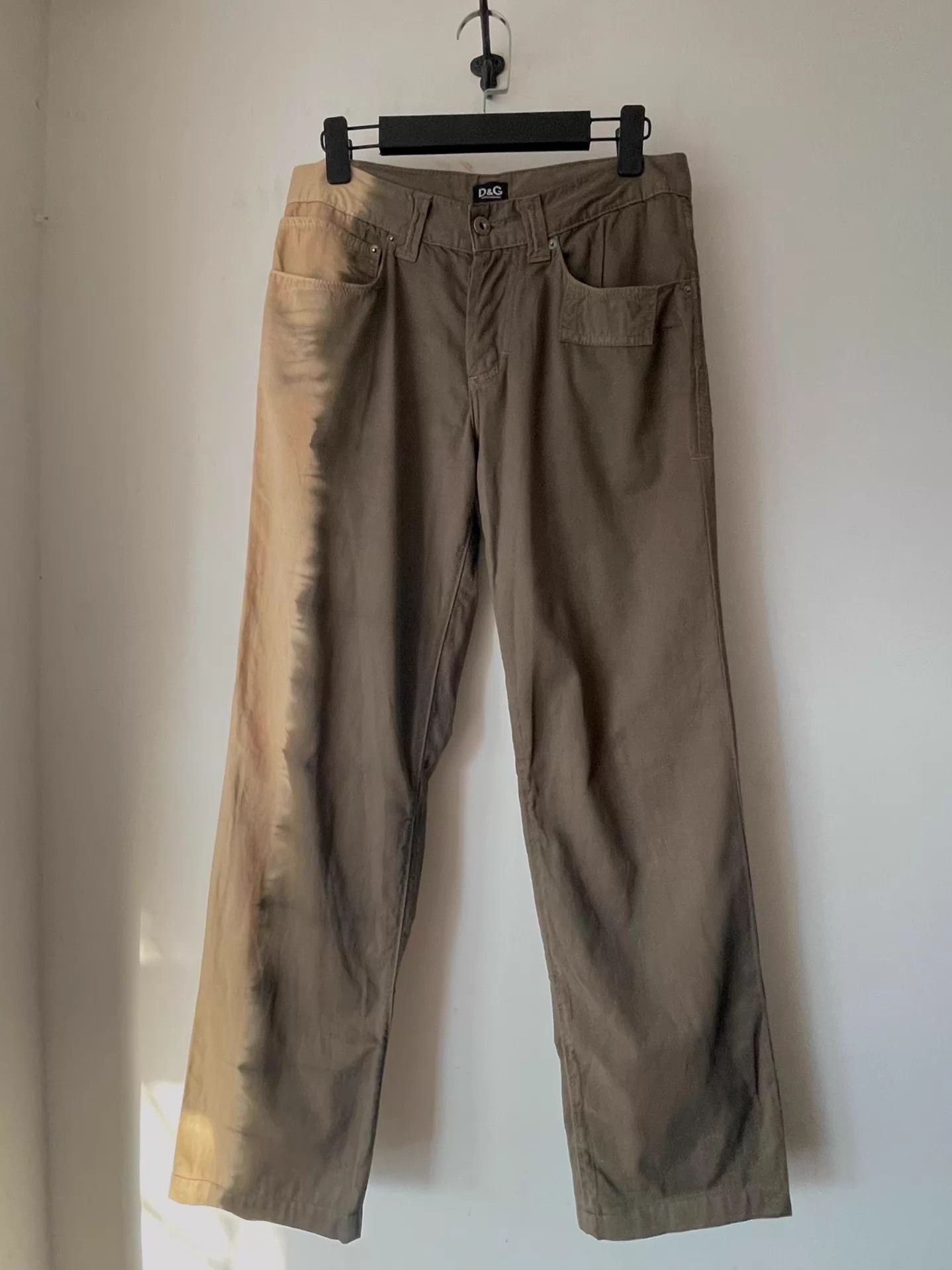 Dolce & Gabbana DG Asymmetric Ombre Straight Army Pants Size 29 Size US 29 - 1 Thumbnail