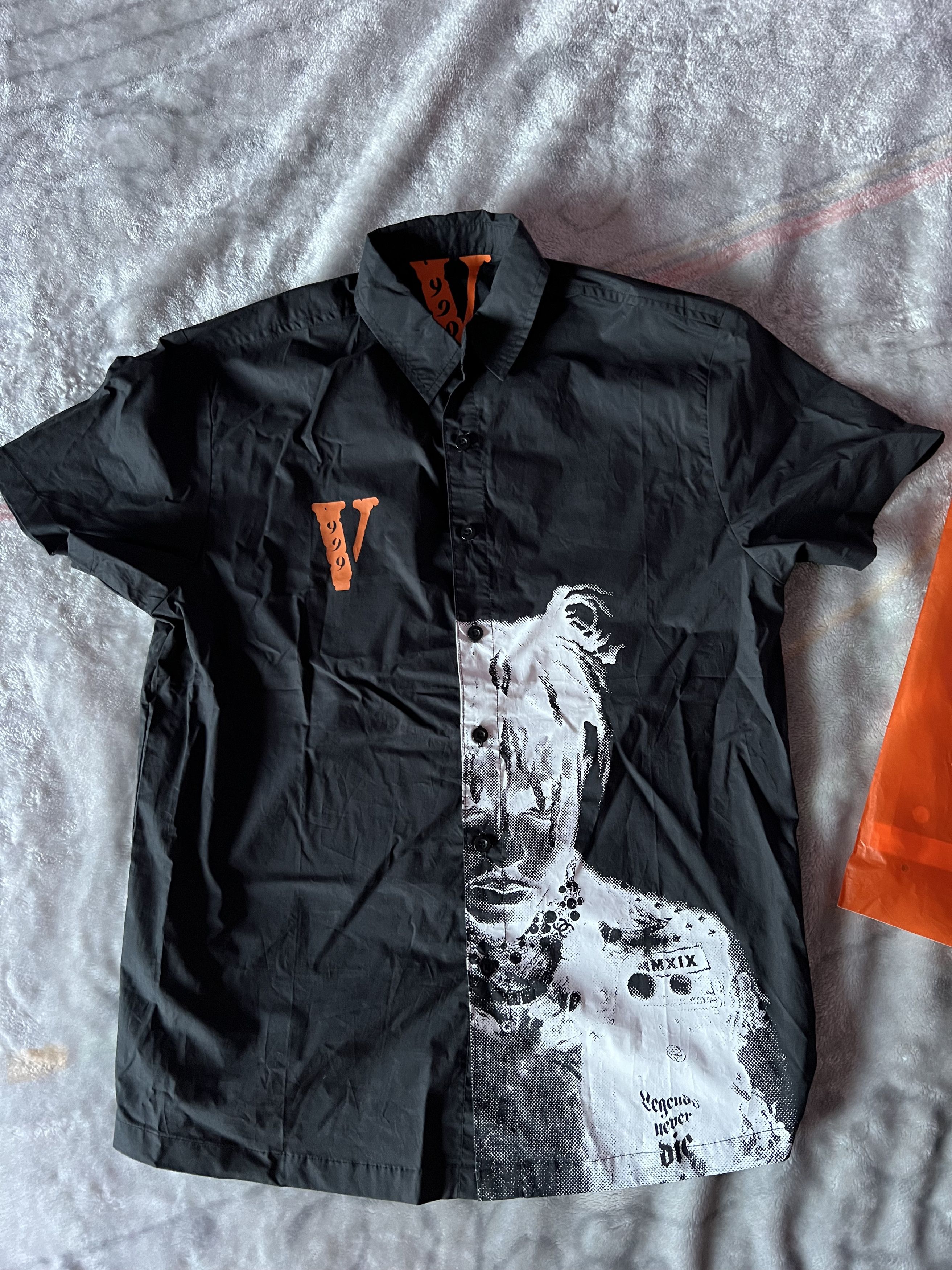 Juice Wrld good Vlone Button up shirt