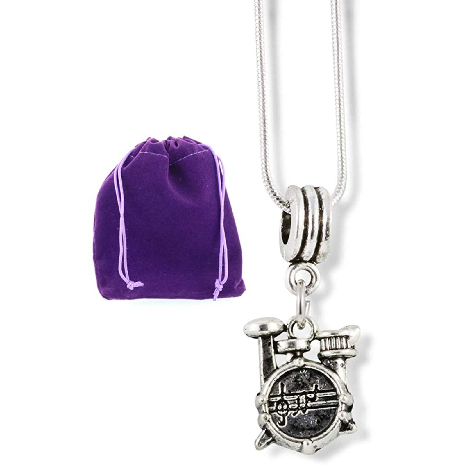 & Other Stories Drum Set Necklace - Drummer Gift or Drumming Pendant Size ONE SIZE - 1 Thumbnail