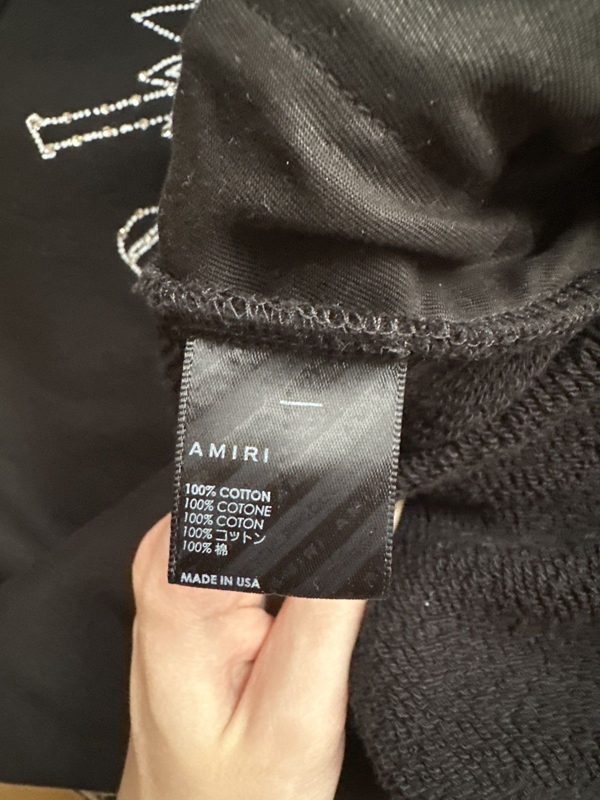 Amiri Amiri Crystal Stick Poke Sweatpatns Size US 33 - 4 Thumbnail