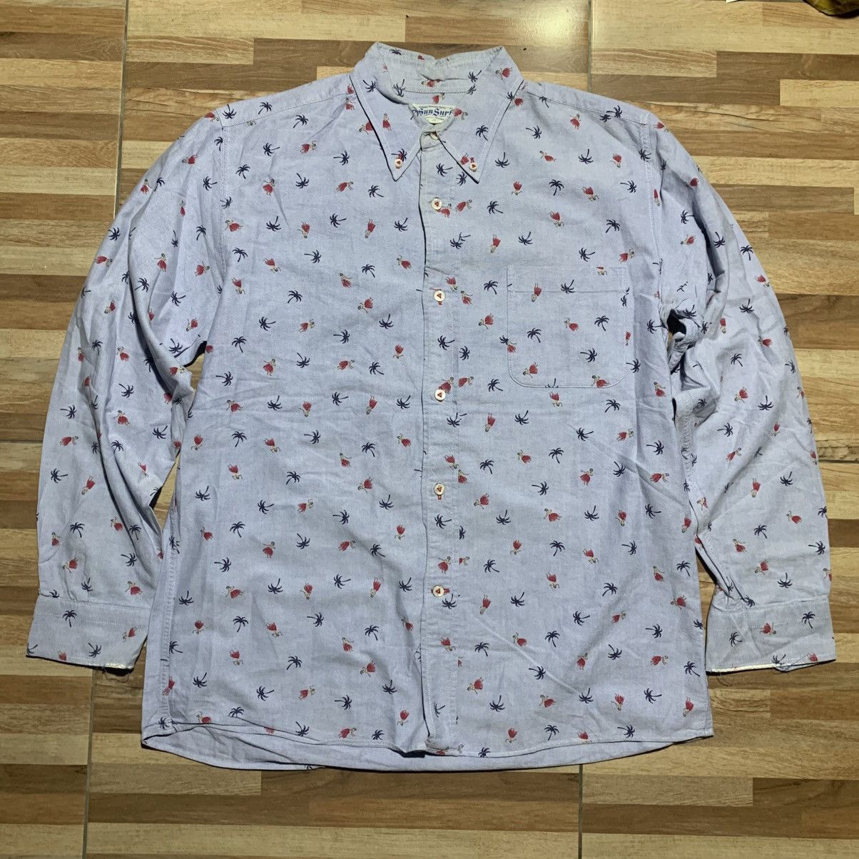 Sun Surf Sun Surf Toyo Enterprise All Print Oxford L/S Button Shirt Size US L / EU 52-54 / 3 - 1 Thumbnail