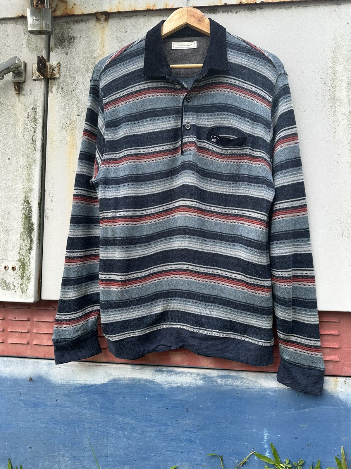 Golden Bear 👹Golden Bear Long Sleeves Button Down TShirt Size US M / EU 48-50 / 2 - 5 Thumbnail