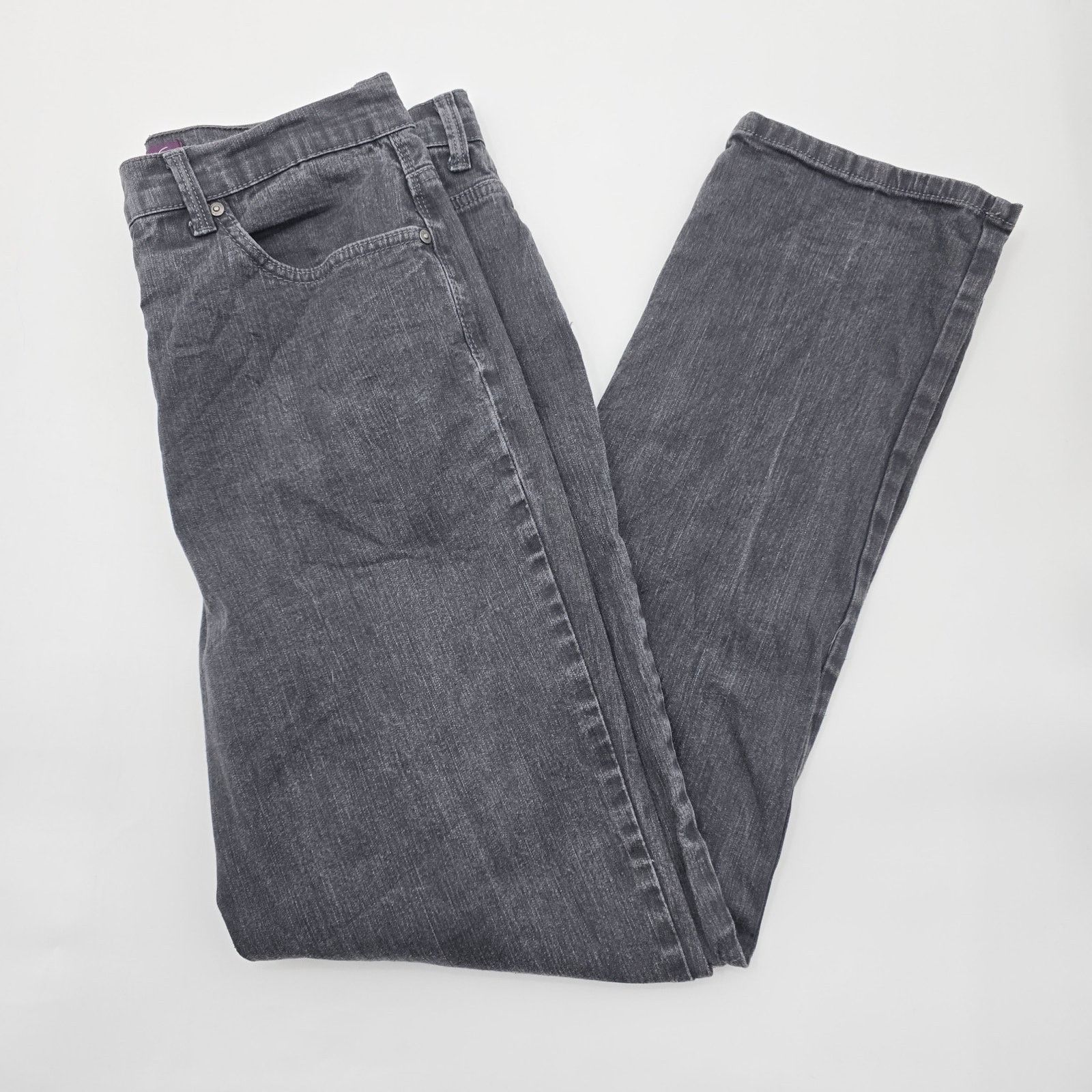 Gloria Vanderbilt Gloria Vanderbilt Gray Amanda Denim Jeans Pants 14 Size 36" / US 14 / IT 50 - 2 Thumbnail