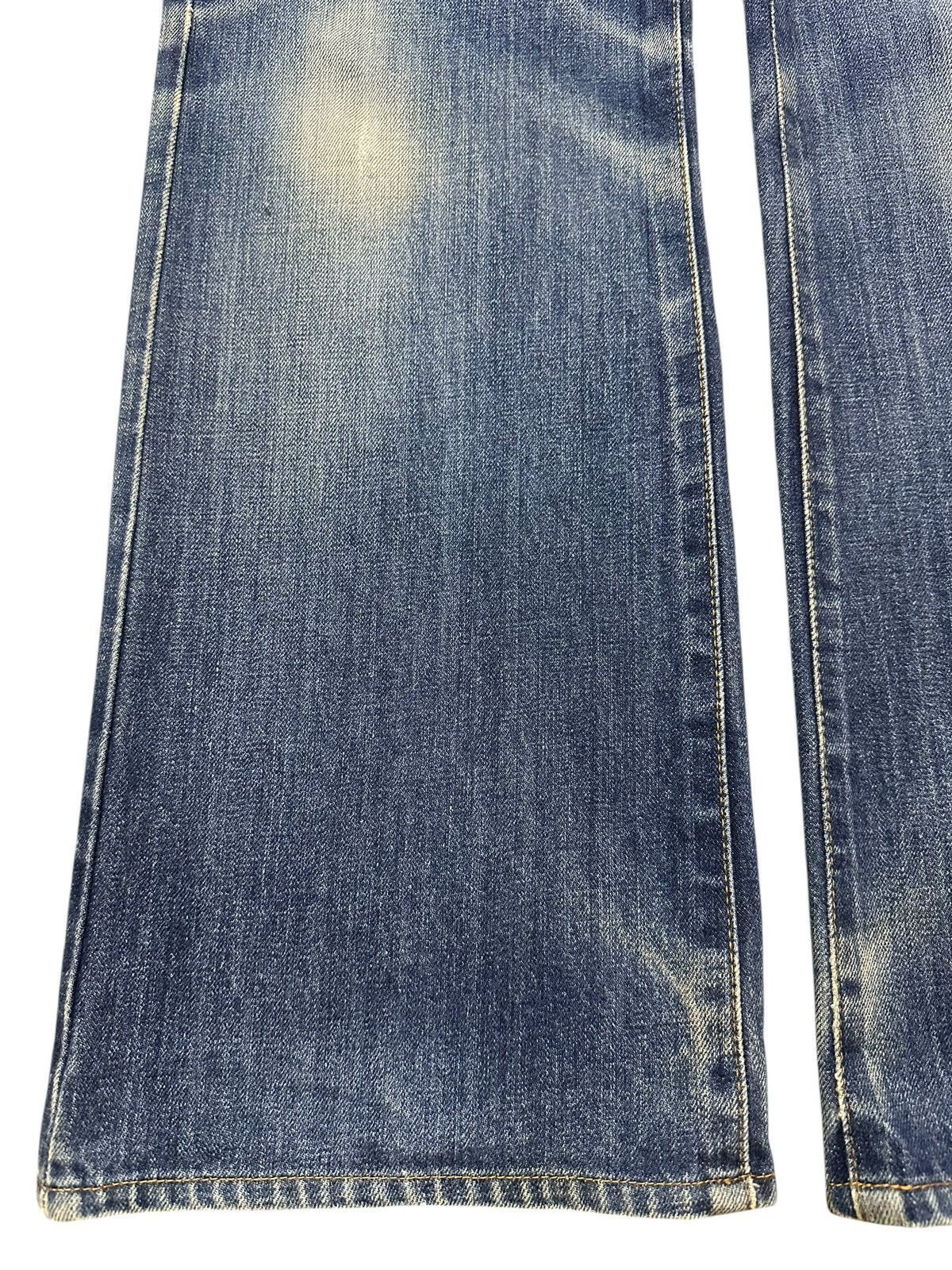 Edwin Vintage Edwin 601 Blue Faded Wash Style Wide Leg Jeans Size US 32 / EU 48 - 7 Thumbnail