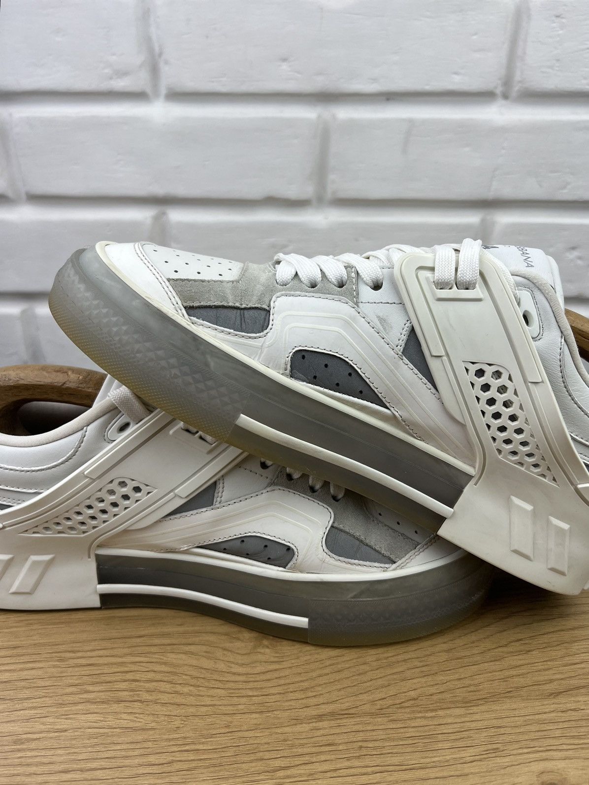 Dolce & Gabbana DOLCE&GABBANA Sneakers Leather Shoes Custom 2.Zero DG Logo Size US 8.5 / EU 41-42 - 12 Thumbnail