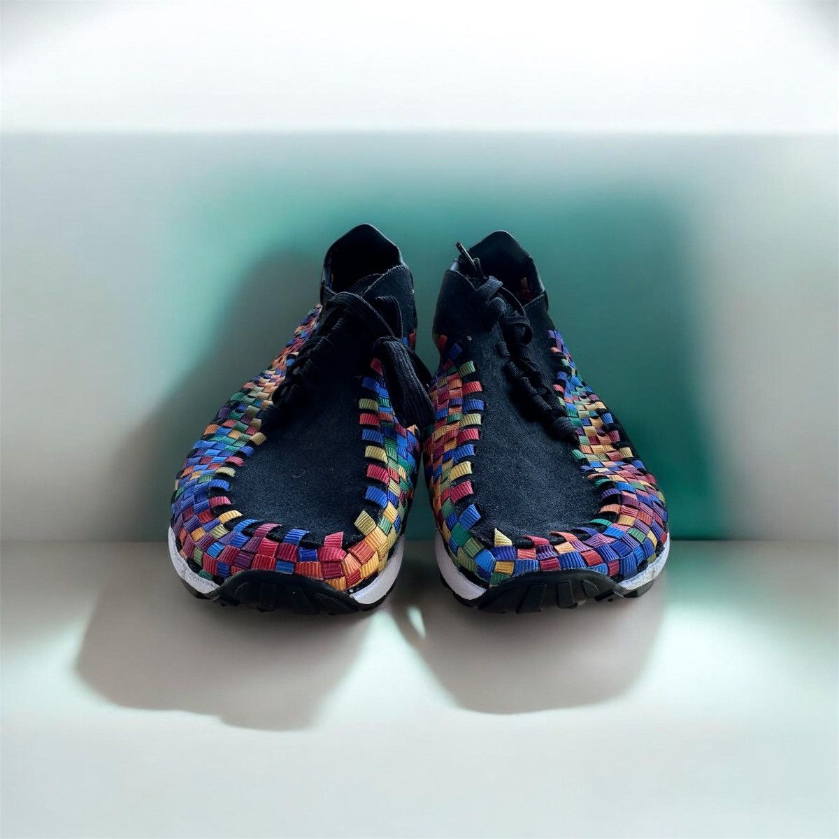 Nike New Nike Women's Air Footscape Woven “Rainbow” Size US 10 / IT 40 - 4 Thumbnail