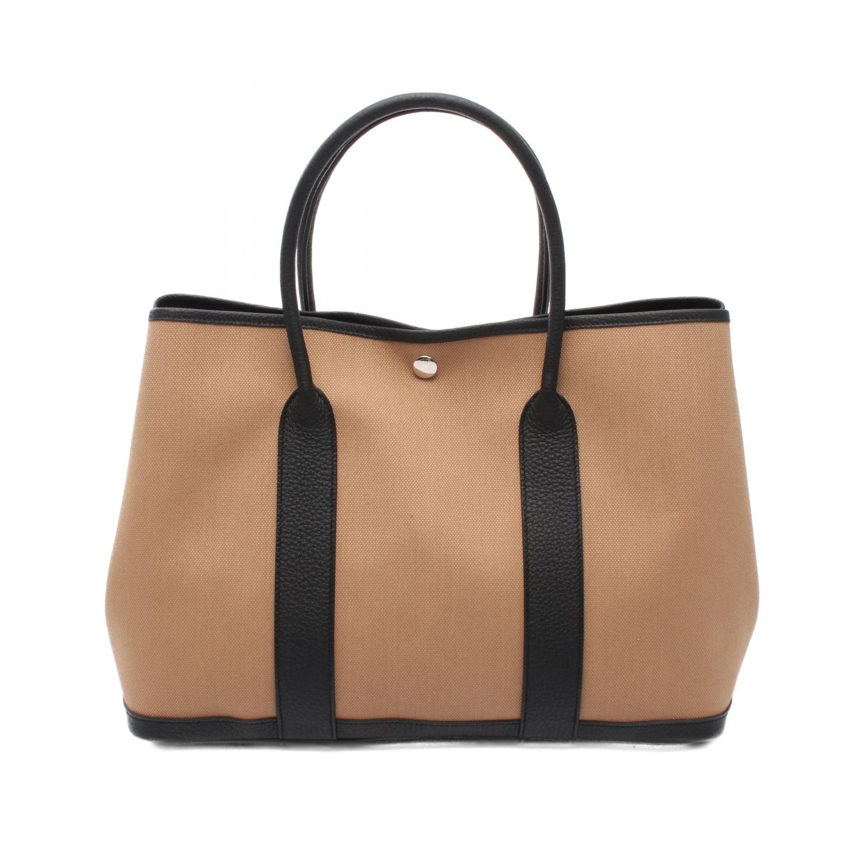 Hermes Hermes Hermes Garden Party PM Toilémilitaire Negonda Tote Bag Canvas Tote Bag Stamp W (2024) Size ONE SIZE - 1 Thumbnail