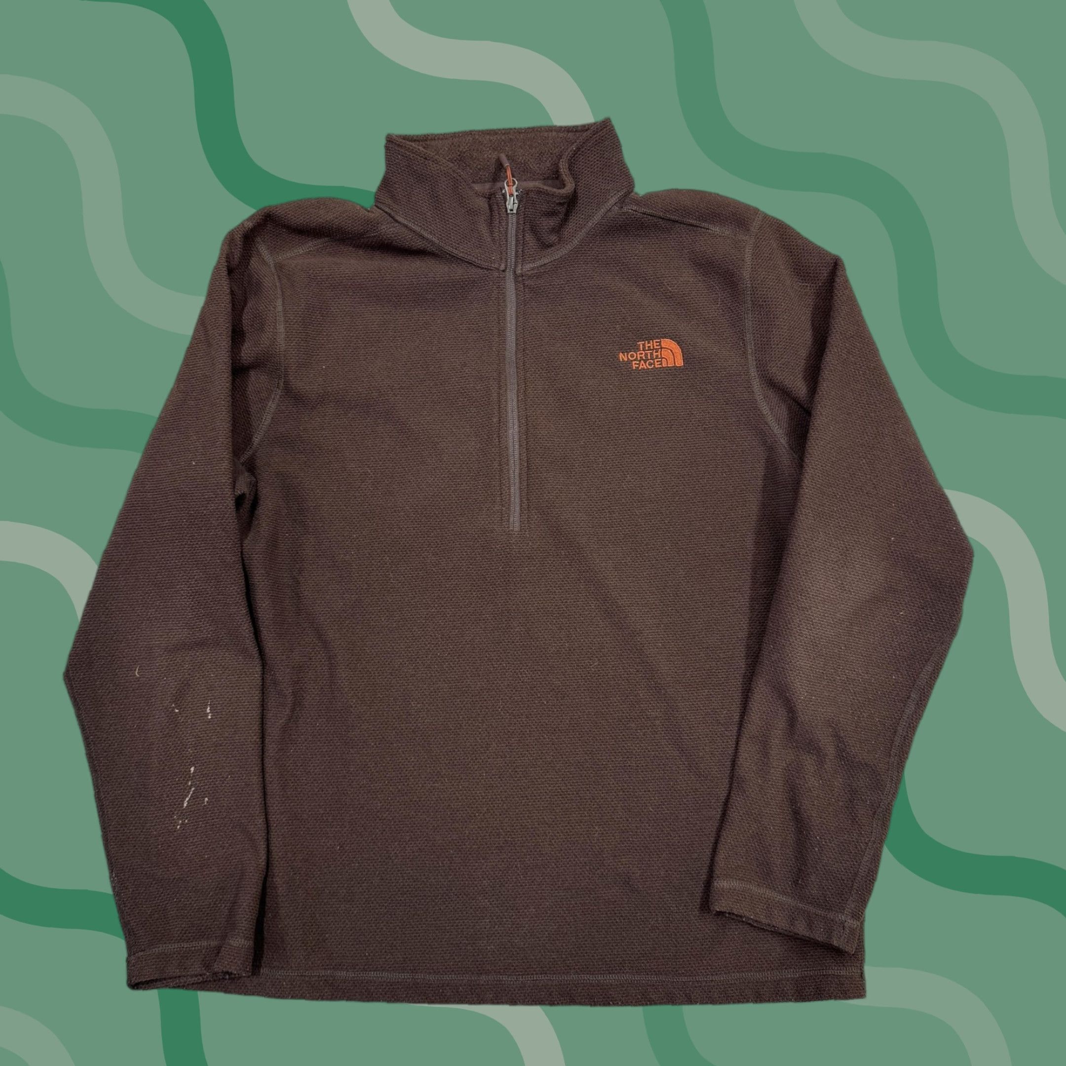 The North Face The North Face Sweatshirt Pullover Mens XL 1/4 Zip Fleece Brown Outdoor 2000s Outdoor Mens XL Brown Logo Sweatshirt Size US XL / EU 56 / 4 - 1 Thumbnail