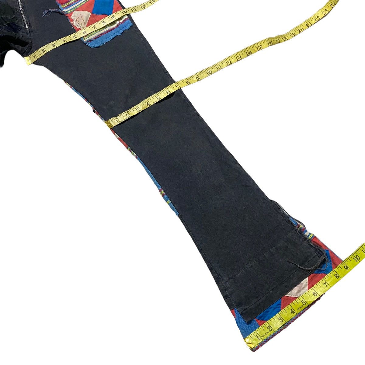 Undercover SS03 Undercover Scab Ethnic Patchwork Flare Pants Size US 29 - 20 Thumbnail