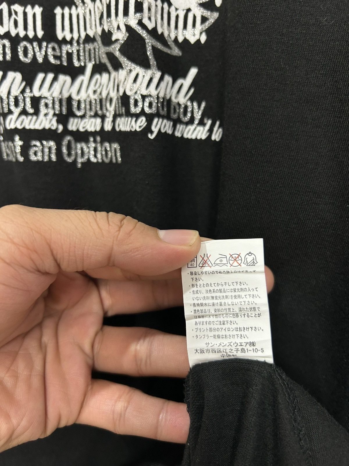 Japanese Brand Y2k Badboy USA double Layer Poem longsleeve Size US L / EU 52-54 / 3 - 7 Thumbnail
