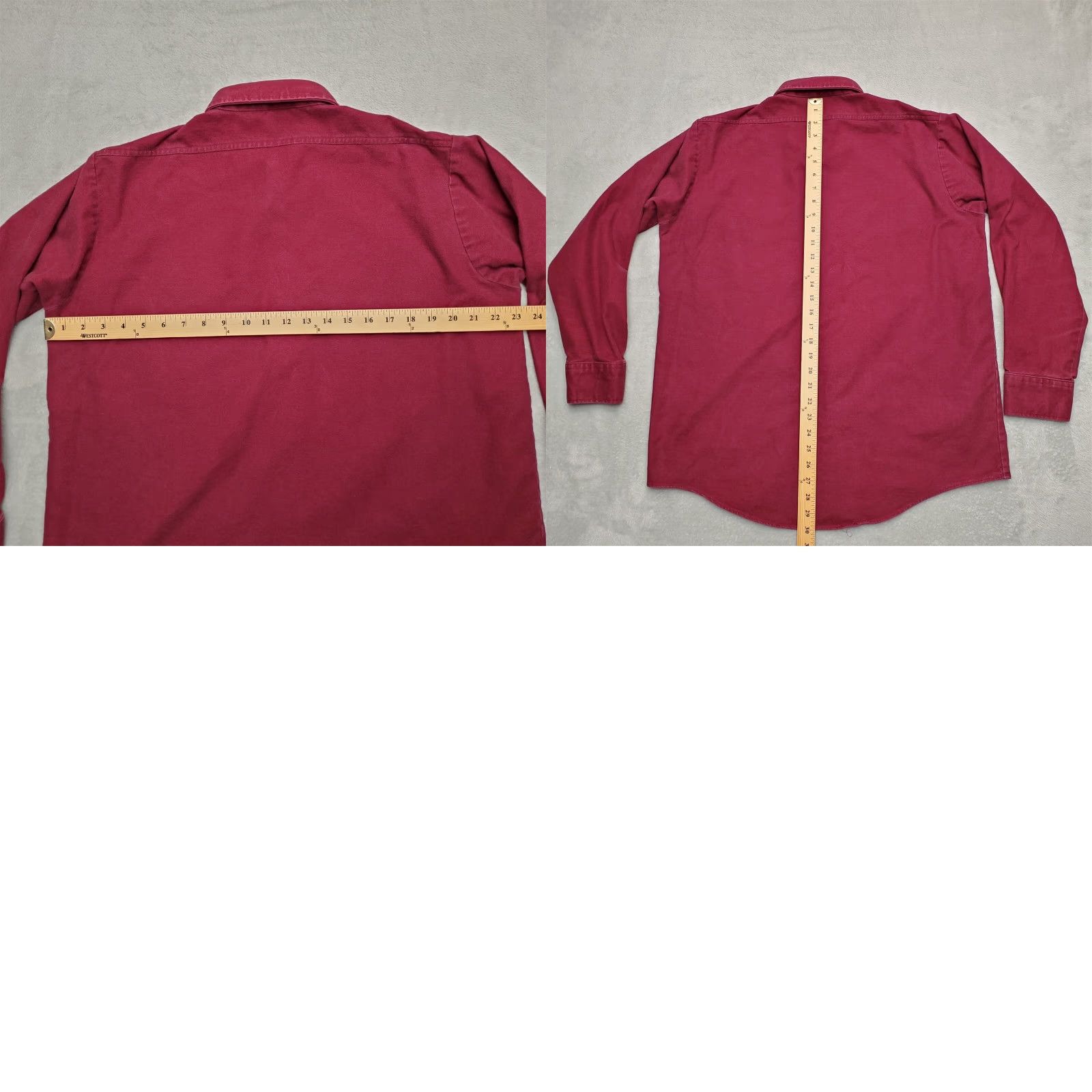 Vintage VINTAGE Winter Run Shirt Mens L Maroon Chamois Outdoor Flannel Cabin Casual Size US L / EU 52-54 / 3 - 8 Thumbnail